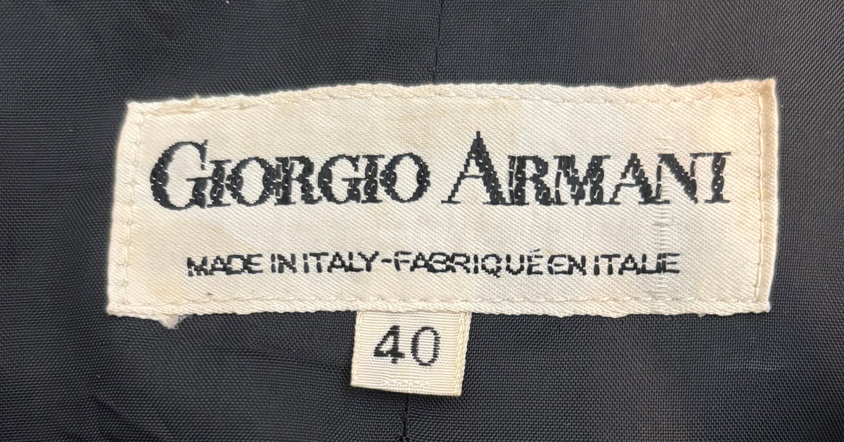 Giorgio Armani 1970s-1980s Gray Bouclé Wool Jacket