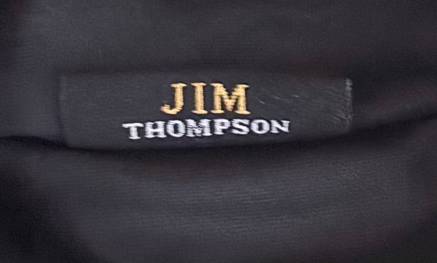 Jim Thompson 1990s-2000s Sage Plissé Shot Silk Knot Bag