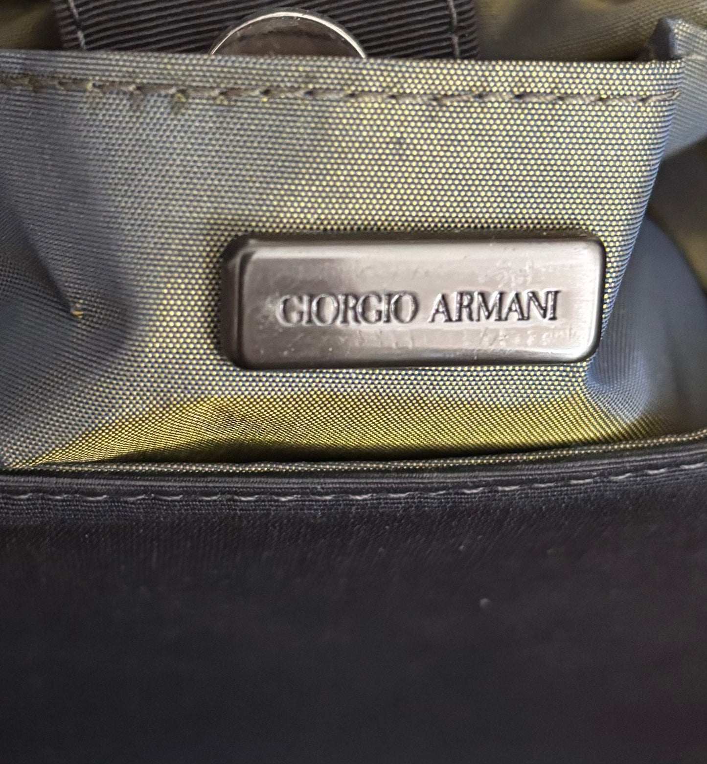 Giorgio Armani 2000s Black Evening Bag
