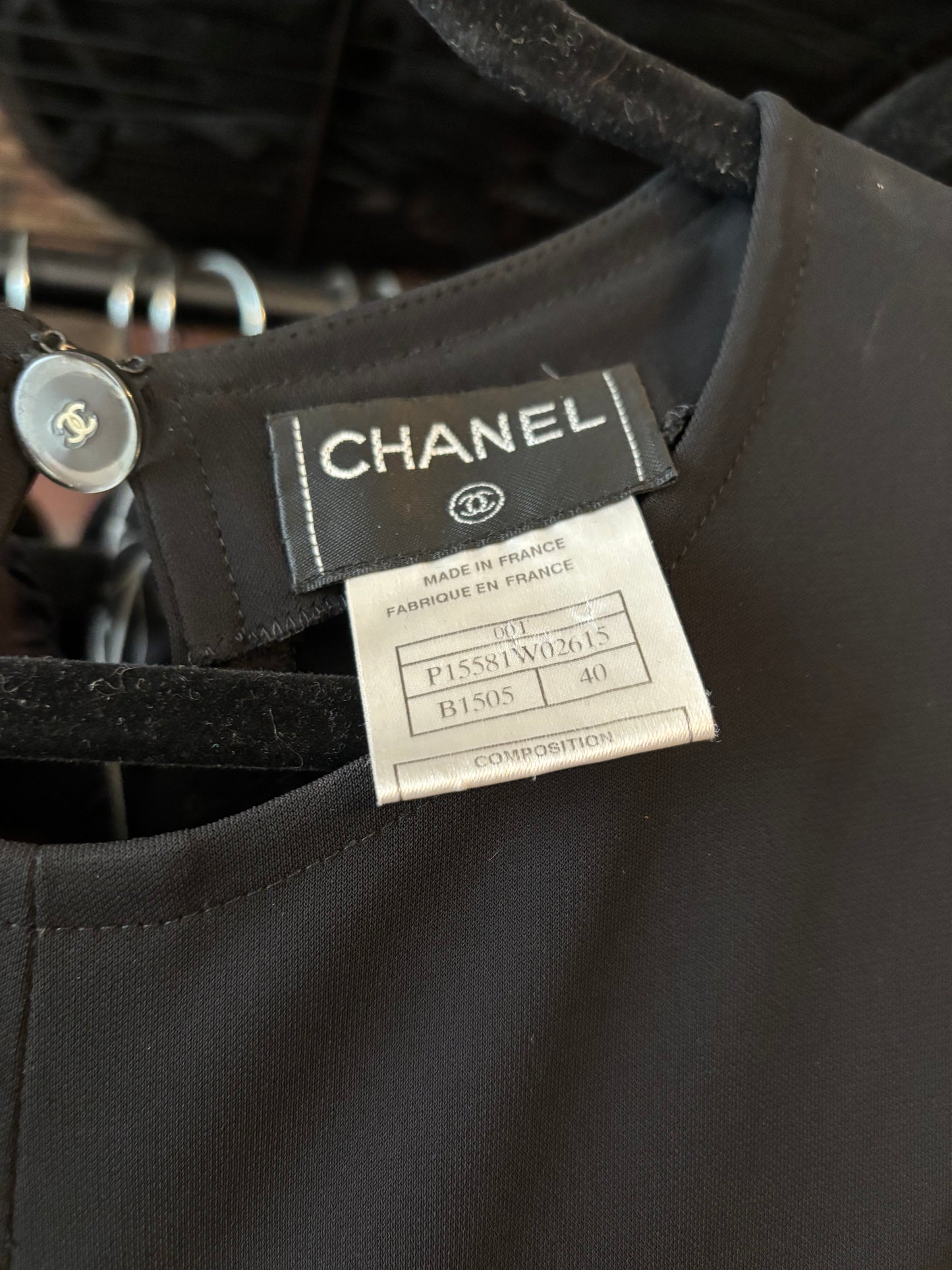 Chanel Spring 2000 Black Jersey Tent Dress