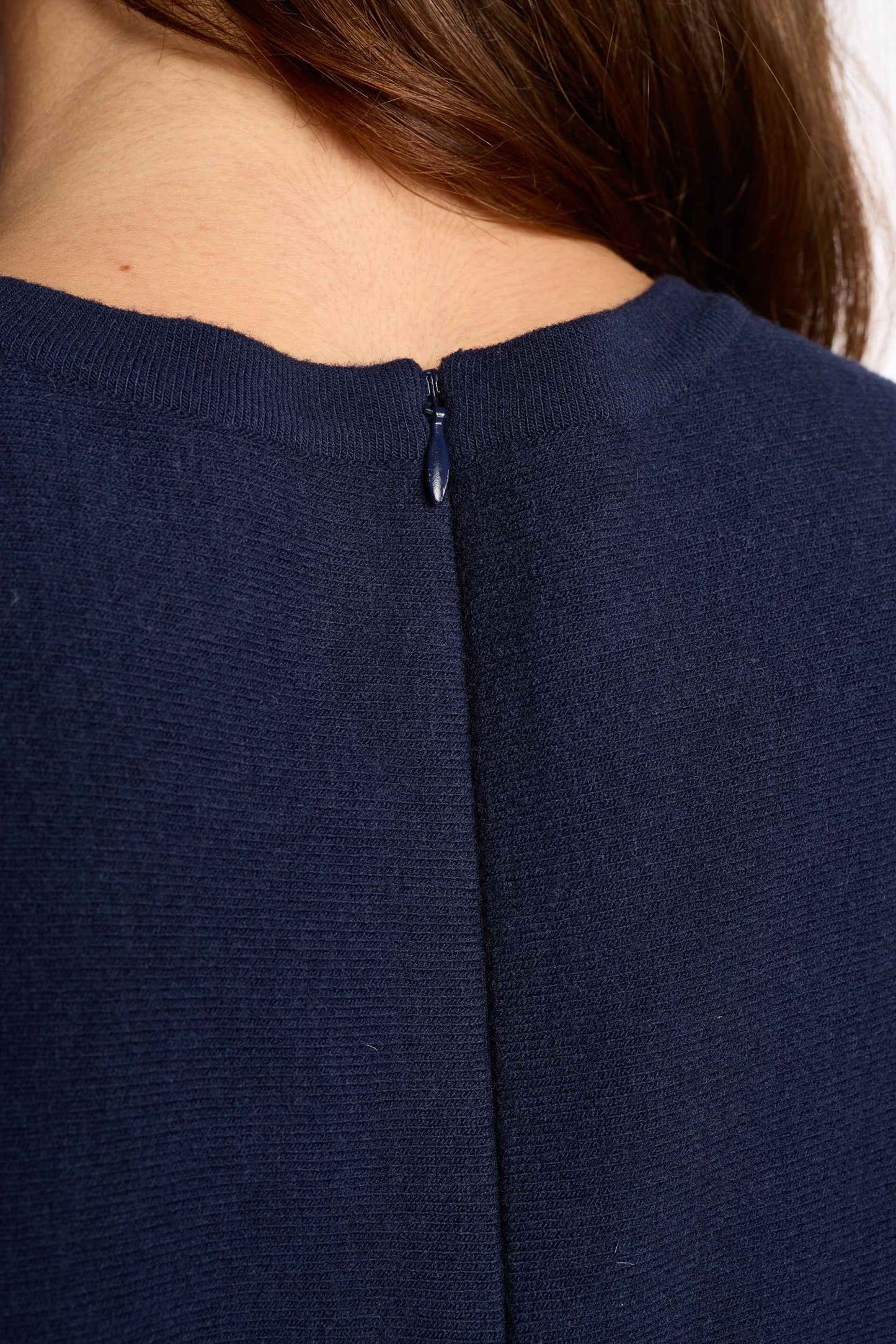 Alaïa 2000s Navy Wool Blend Knit Dress