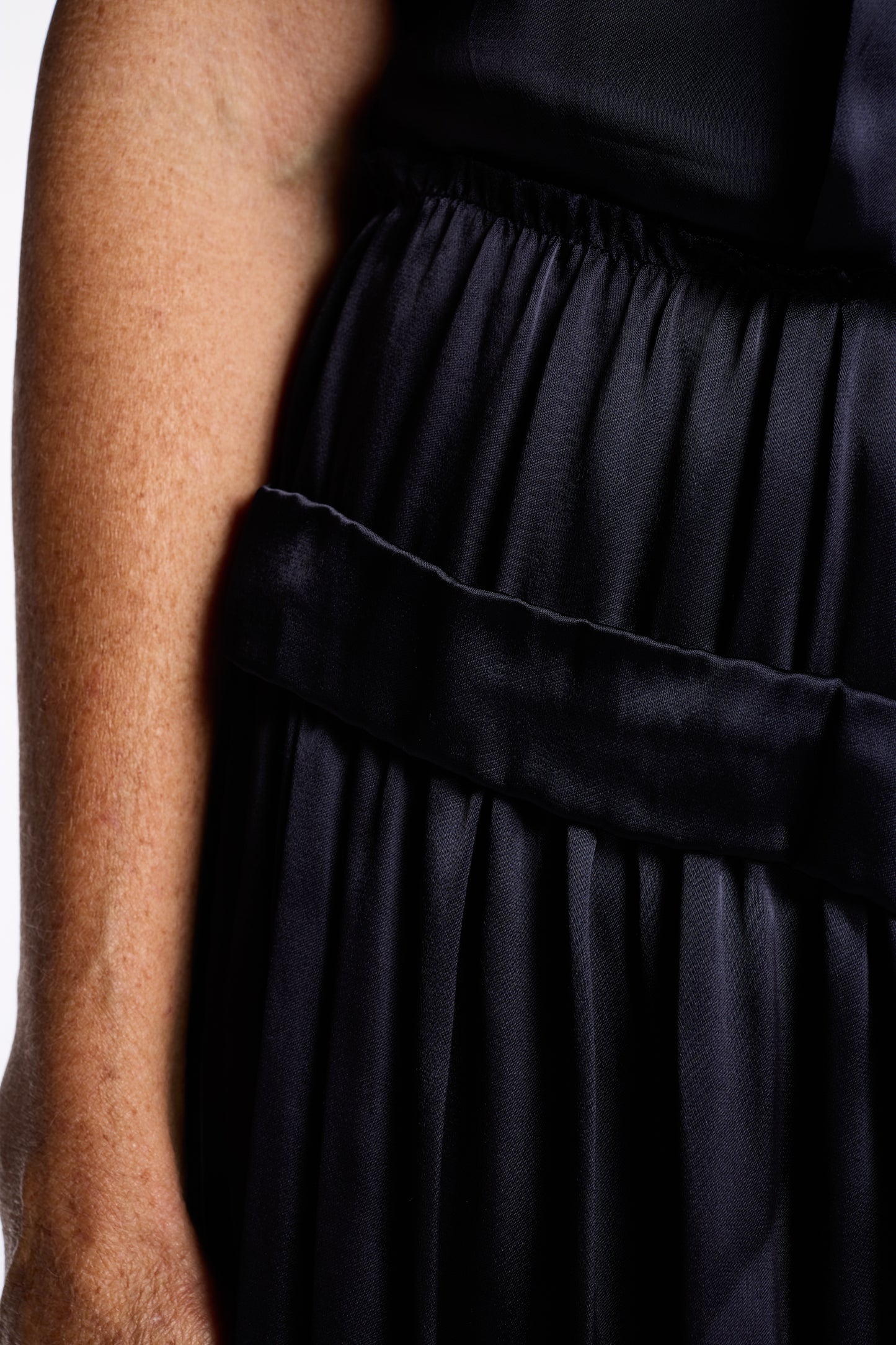 Lanvin Fall/Winter 2006 Deep Indigo Silk Drop Waist Dress