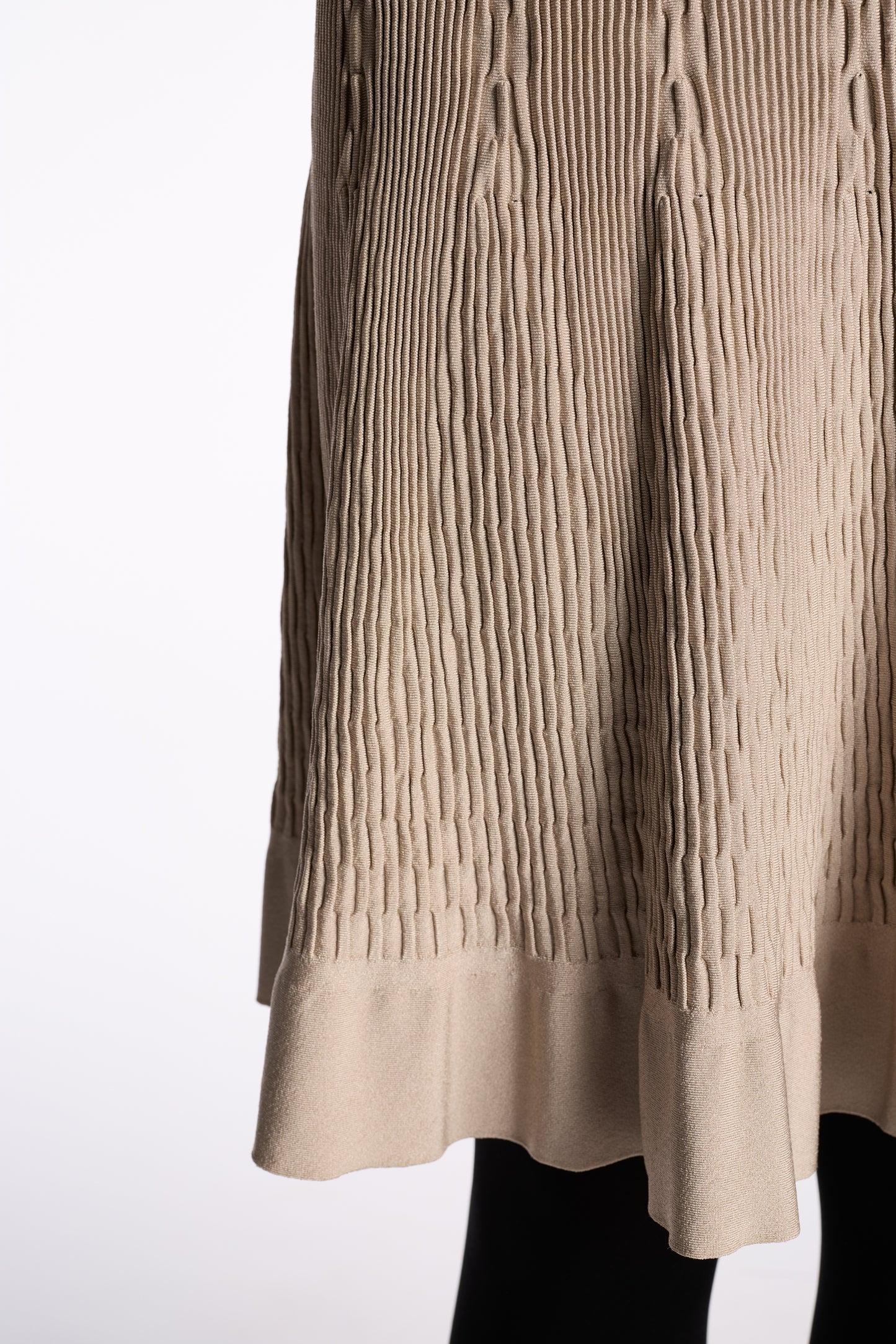 Alaïa 2000s Silver Stretch Dress