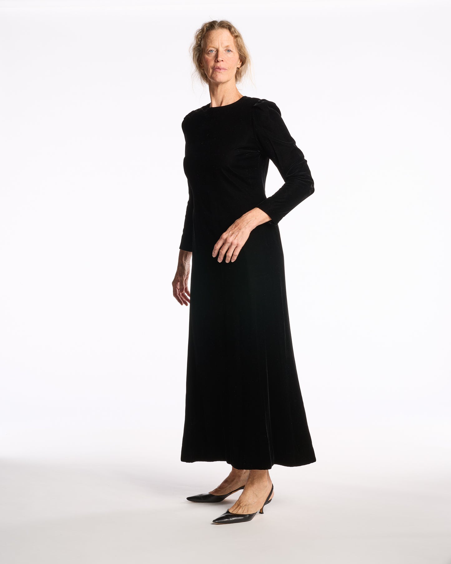 Bill Blass 1980s Velvet Gown