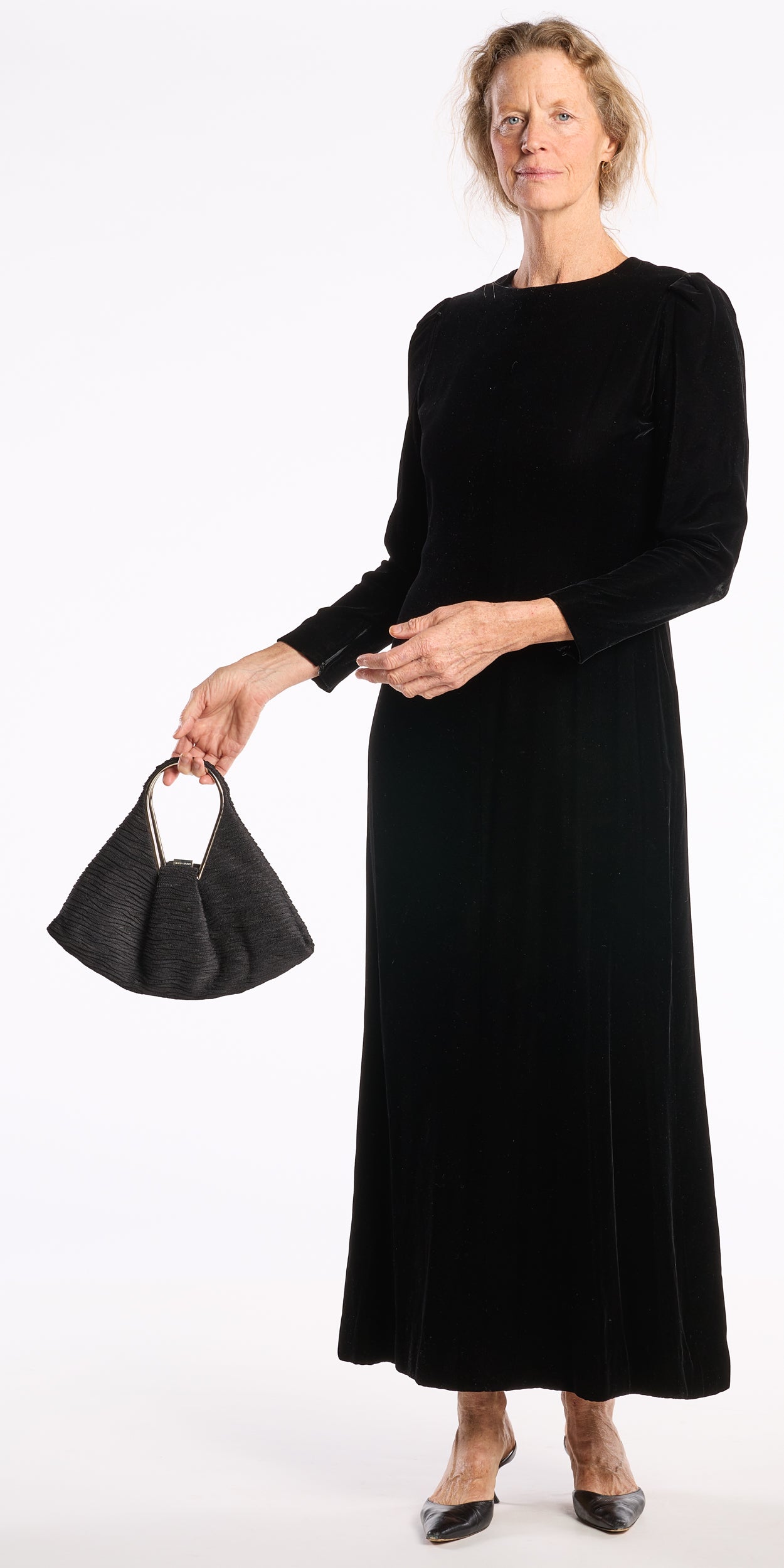 Giorgio Armani 1990s Plissé Ring Handle Bag