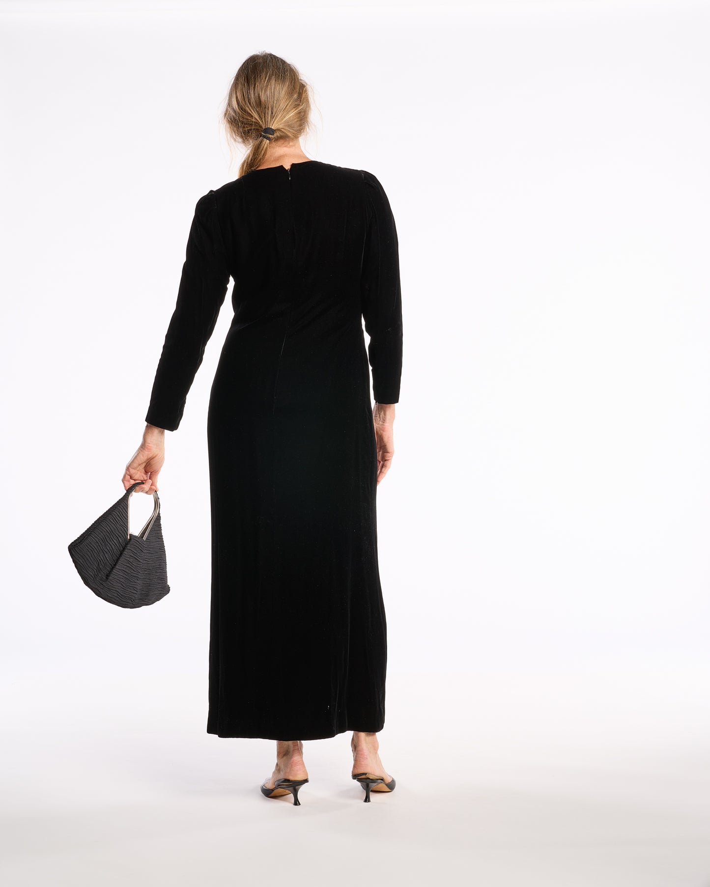 Giorgio Armani 1990s Plissé Ring Handle Bag