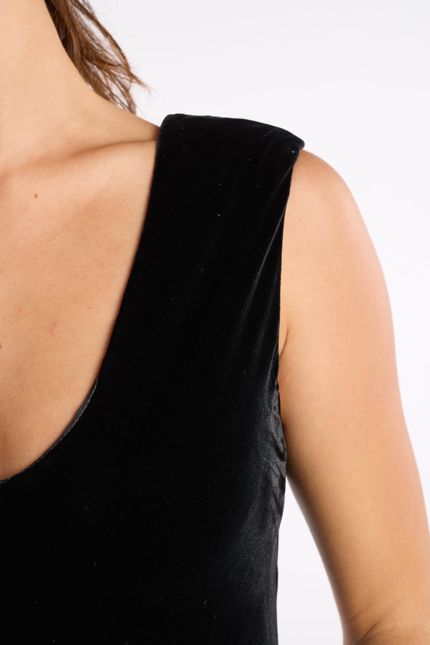 Holly Harp 1990s Velvet Bias Cut Gown