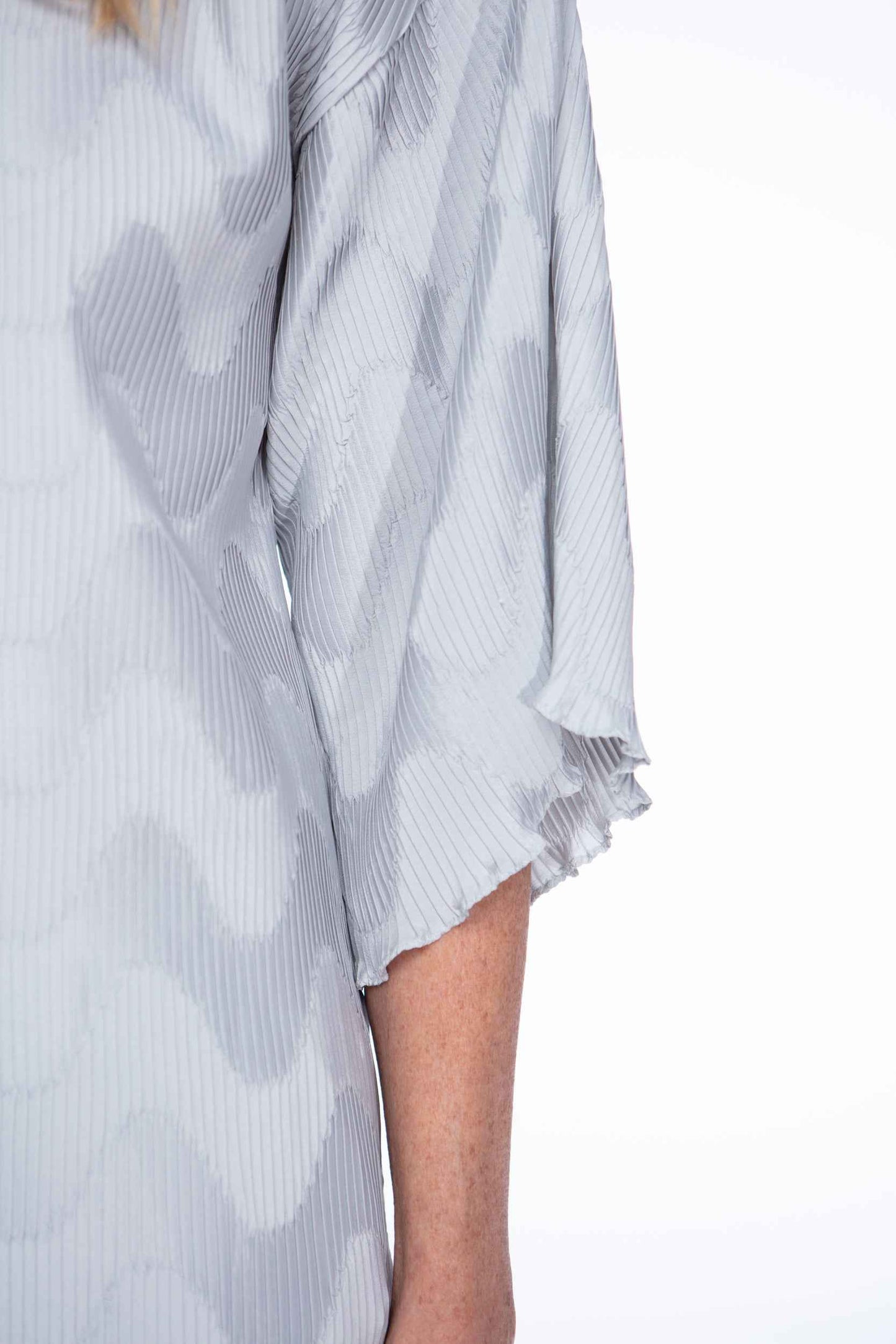 Mary McFadden plissé tunic top