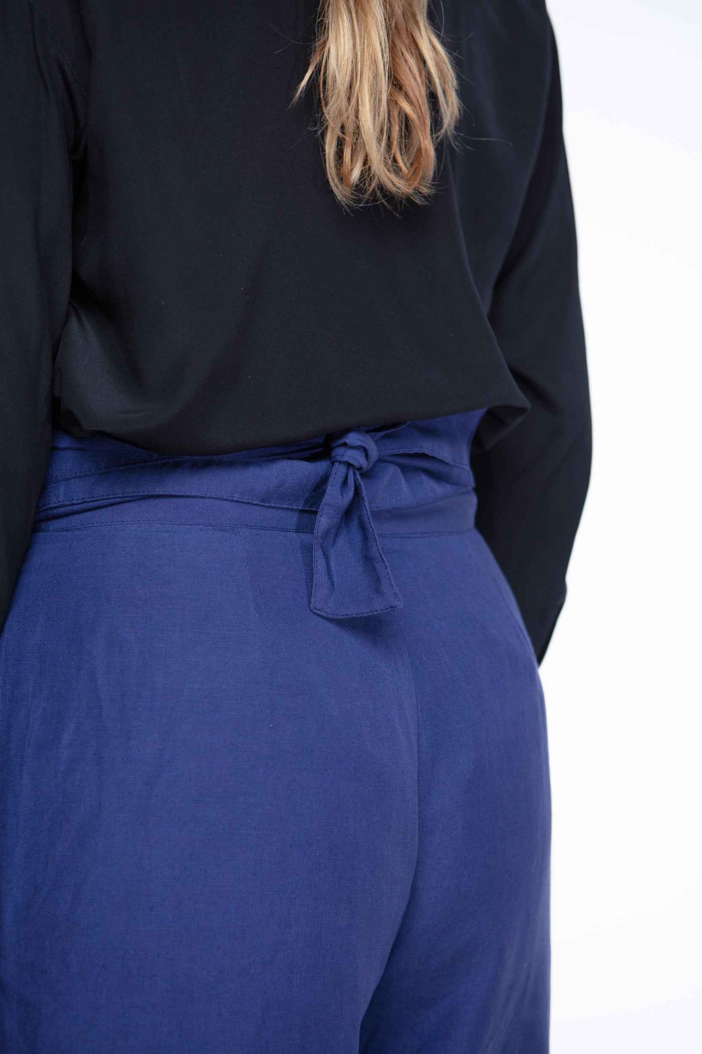 Dries van Noten 1990s linen tie-waist pants