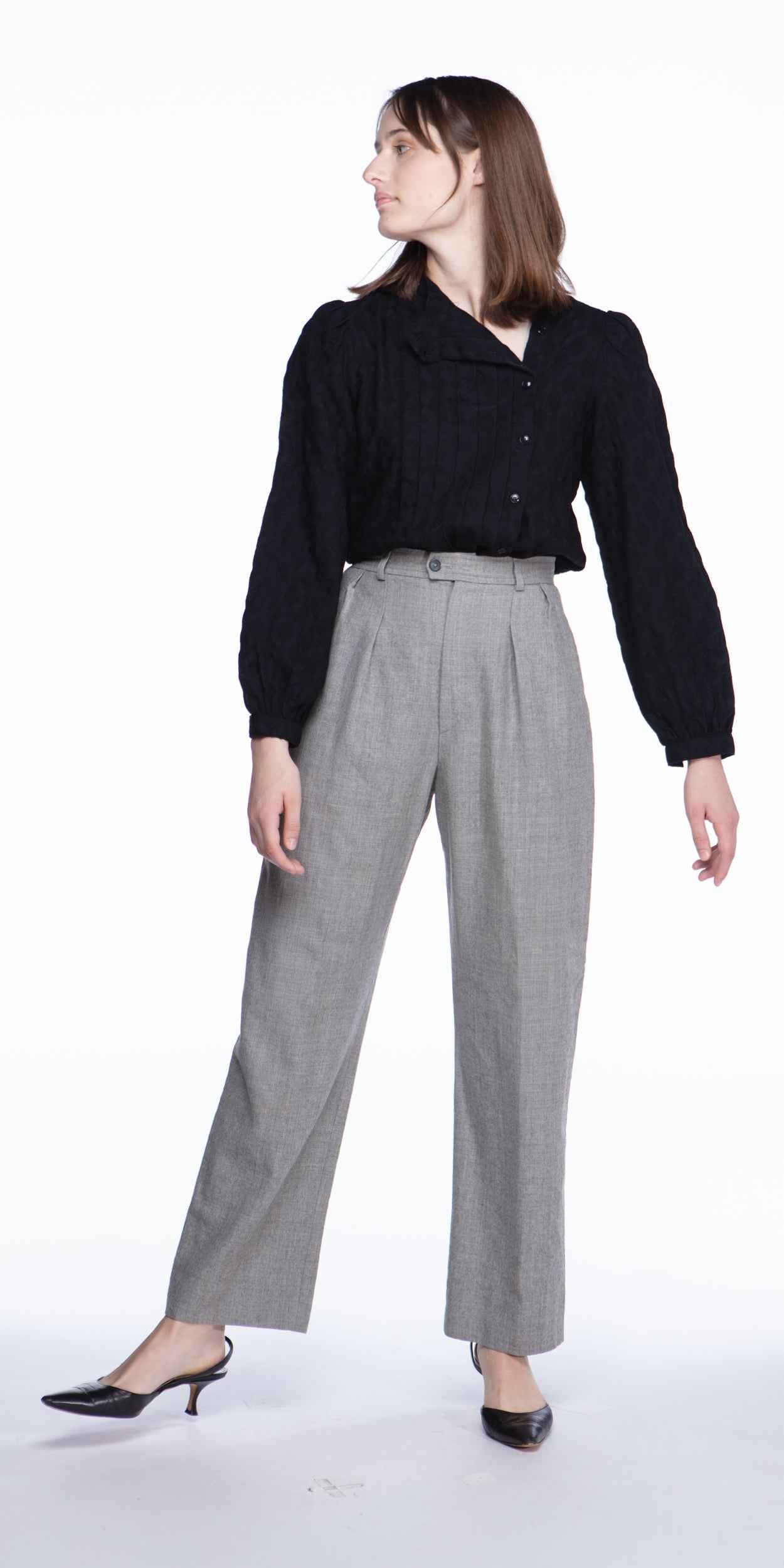 Yves Saint Laurent wool trouser pants