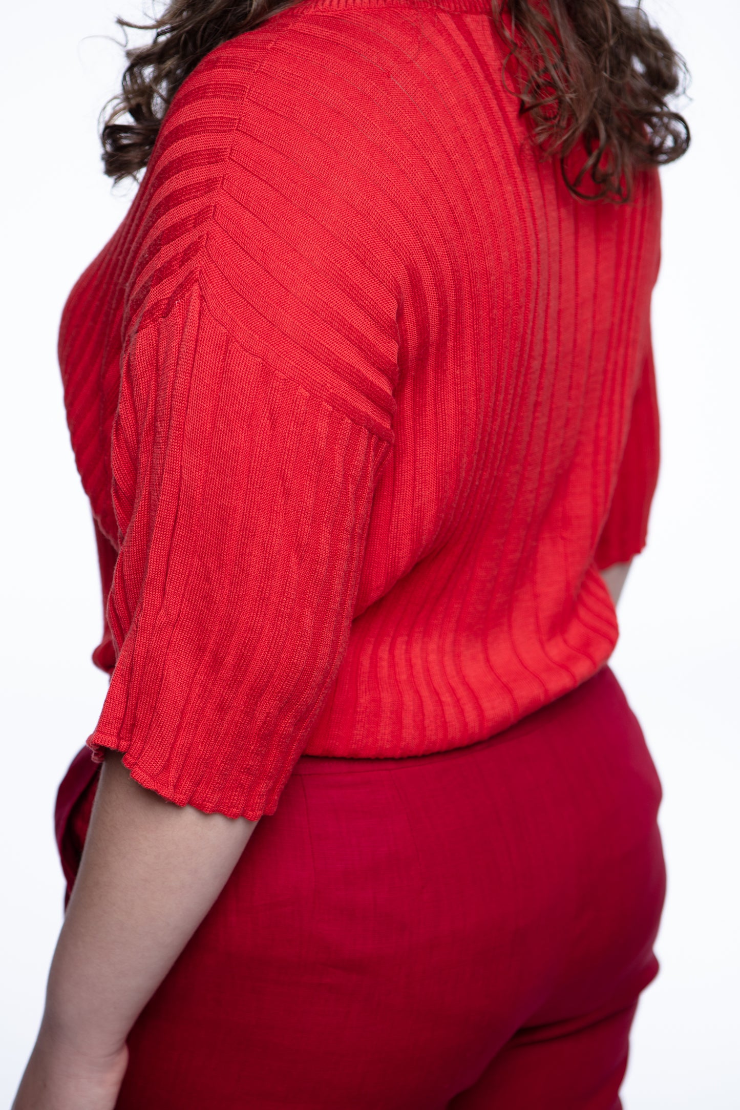 Ribbed knit top