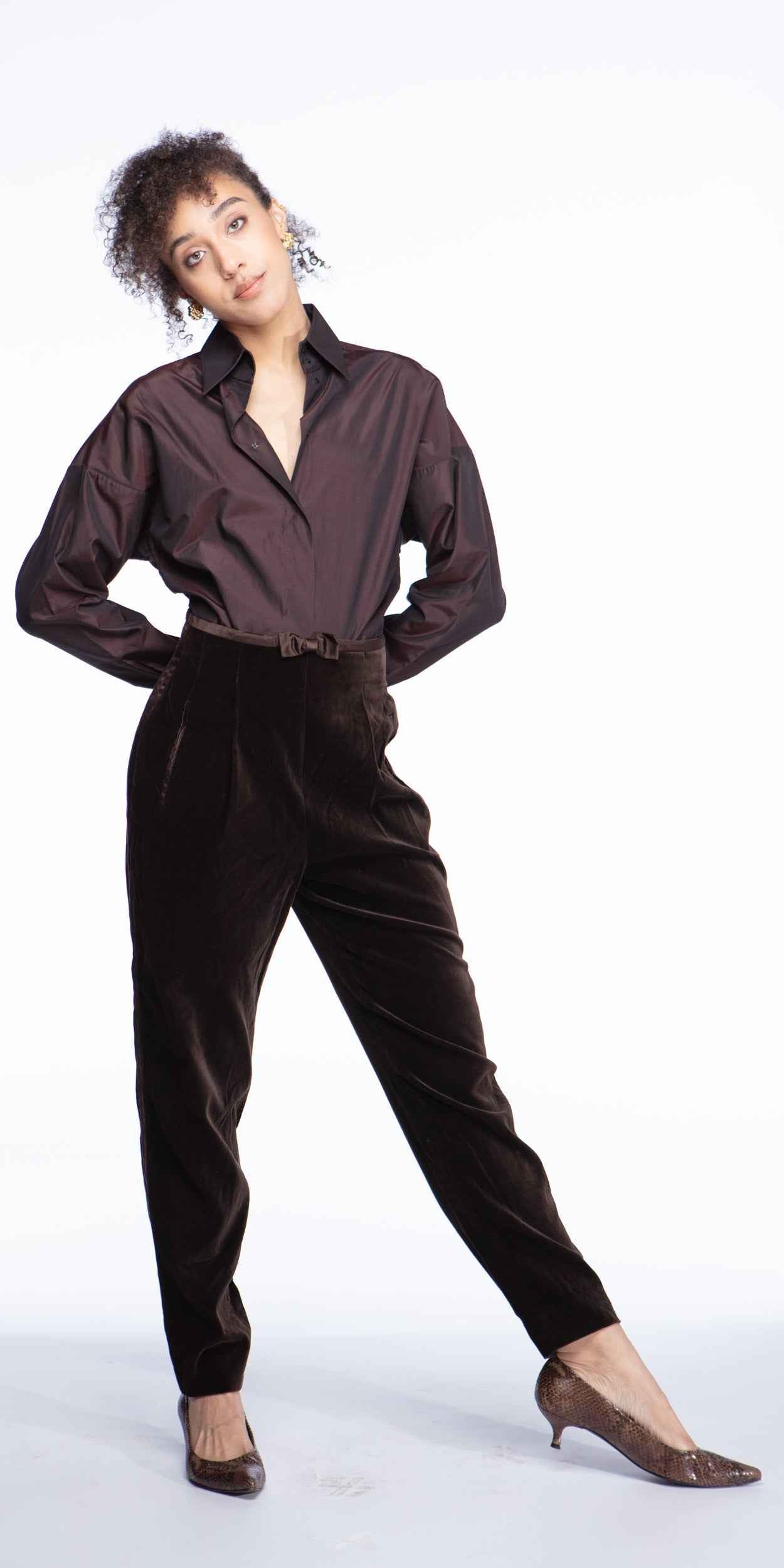Yves Saint Laurent silk-cotton shirt