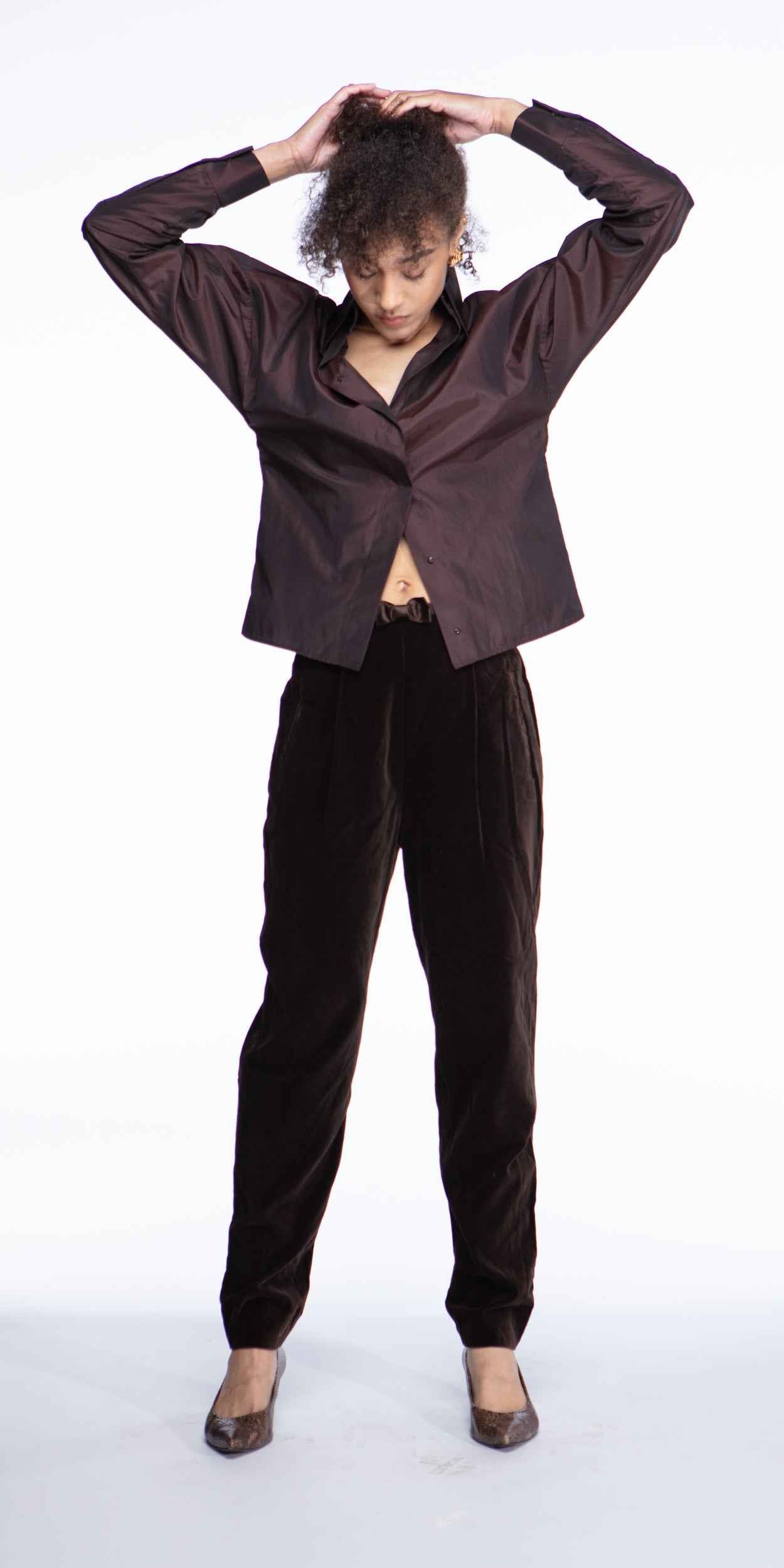 Yves Saint Laurent silk-cotton shirt