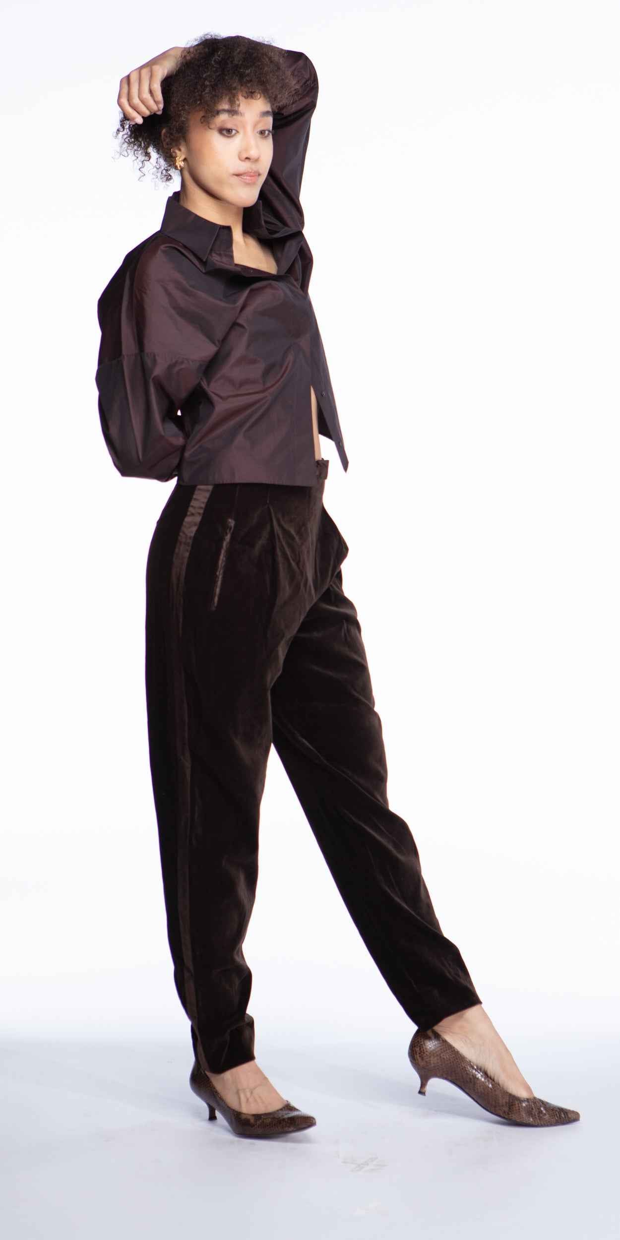 Yves Saint Laurent silk-cotton shirt
