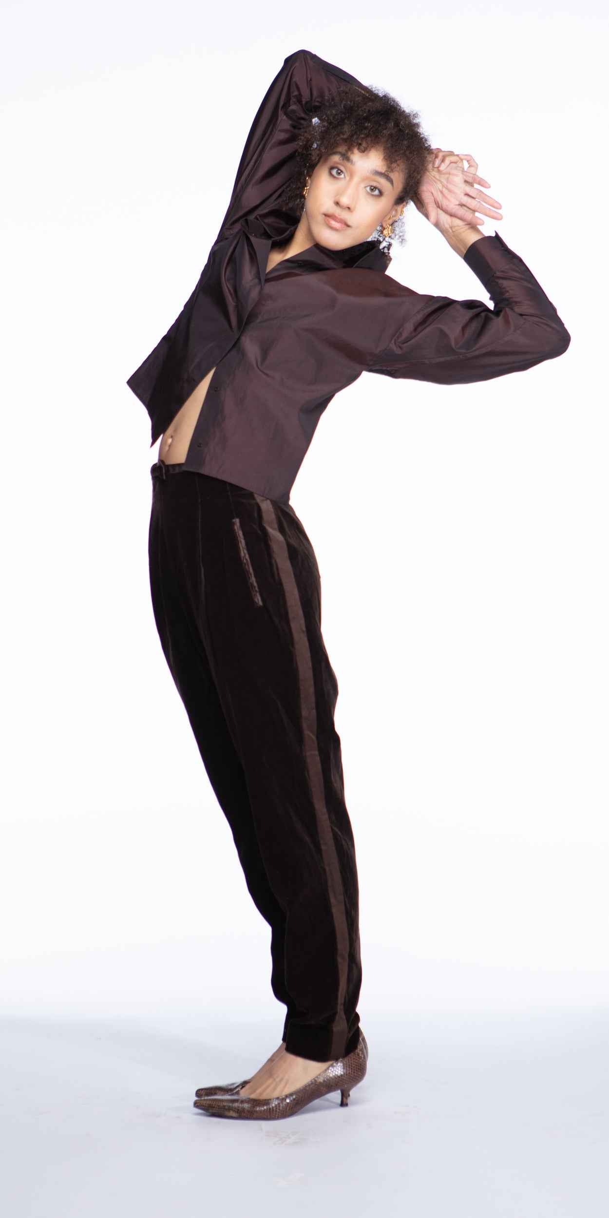 Yves Saint Laurent silk-cotton shirt