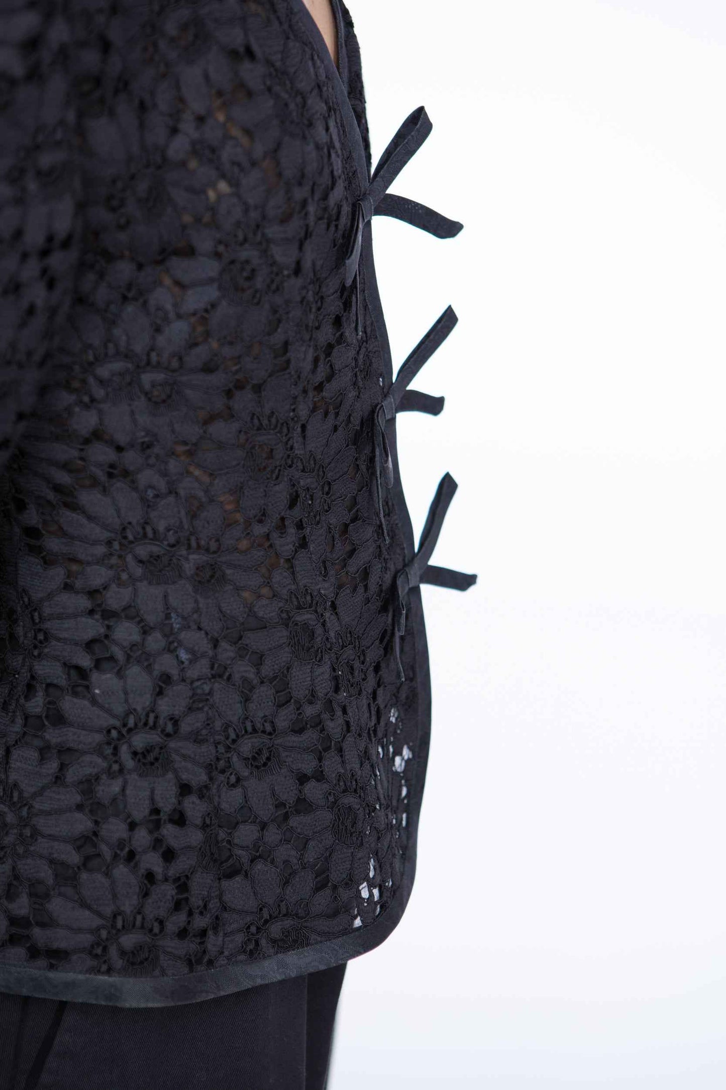 Emanuel Ungaro lace bodice top