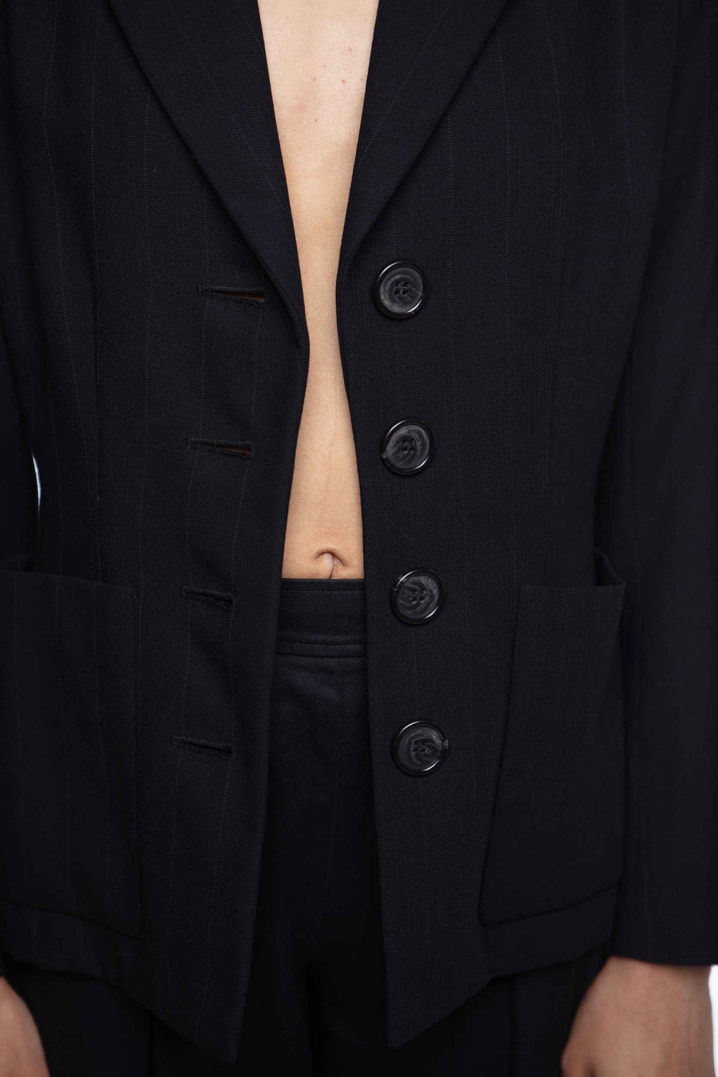 Yves Saint Laurent wool pinstripe blazer