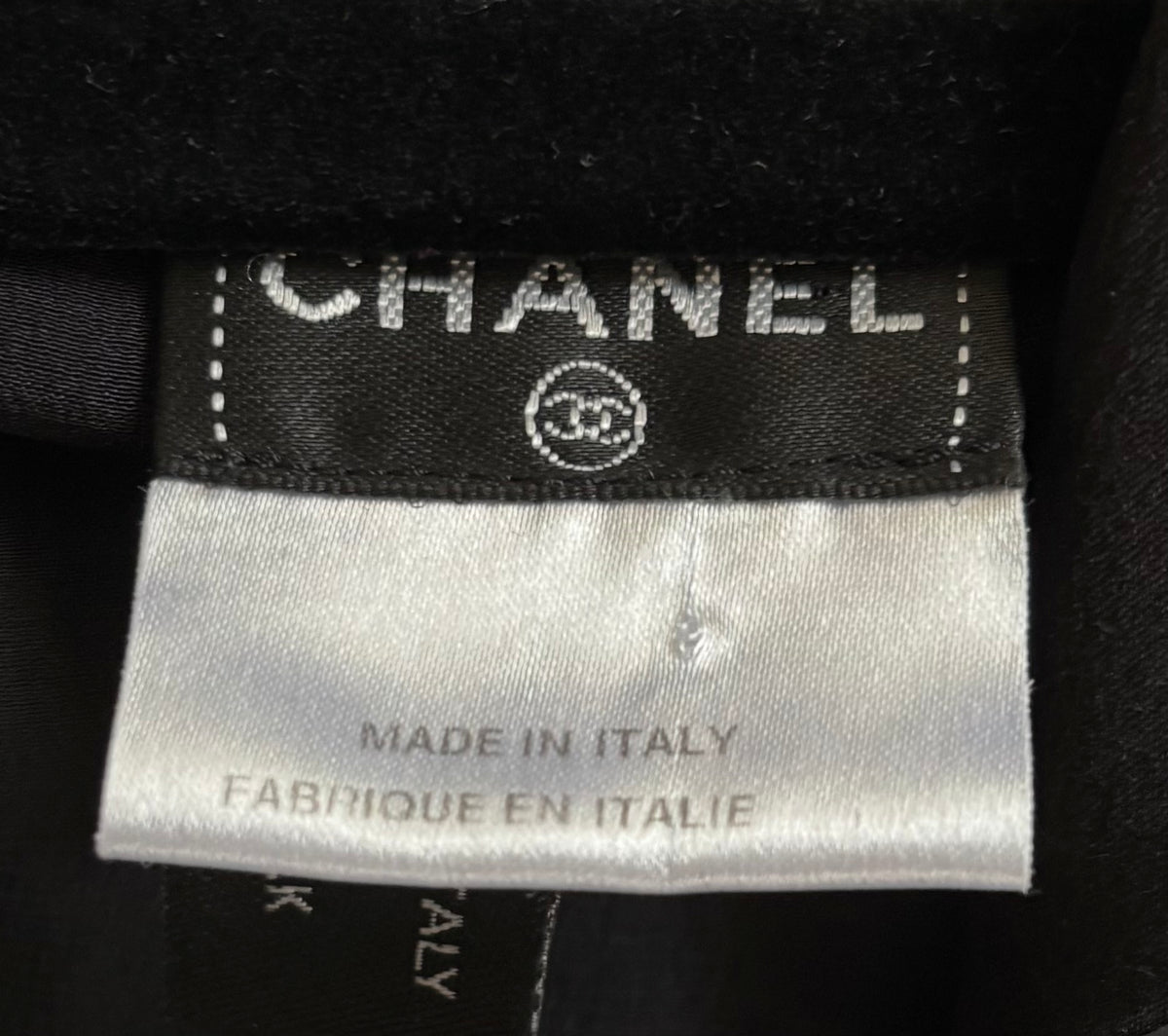 Chanel Fall 2008 Black Silk Tank Top