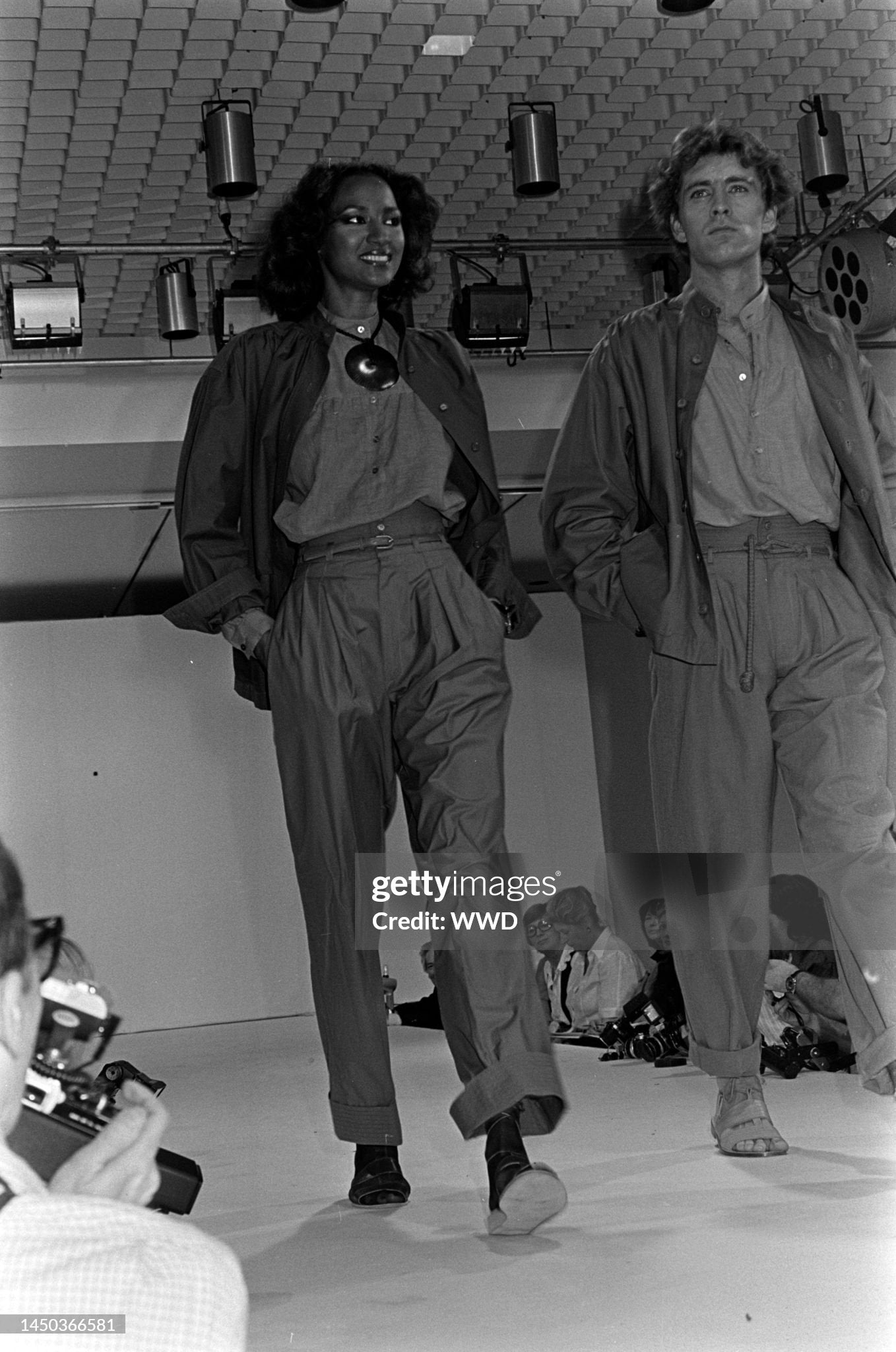 Yves Saint Laurent Spring/Summer 1978 Khaki Cotton Suit Ensemble