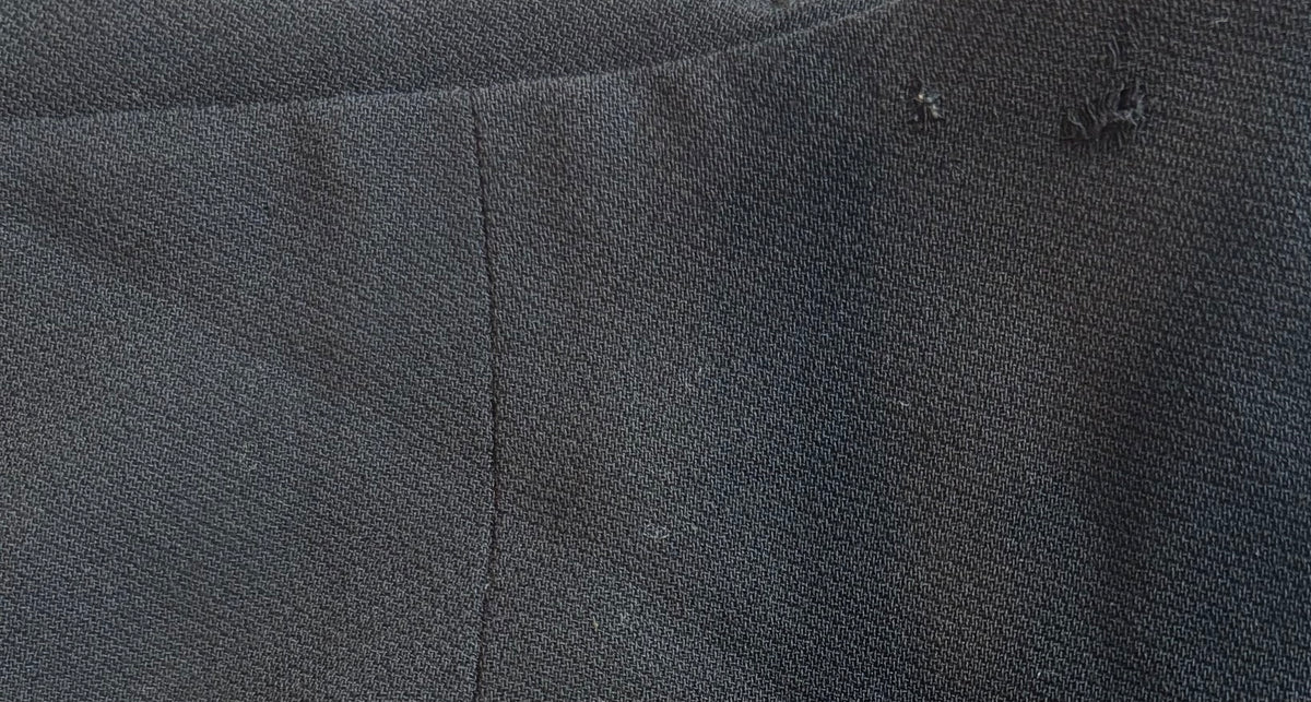 Chanel Cruise 2000 Black Wool Pants