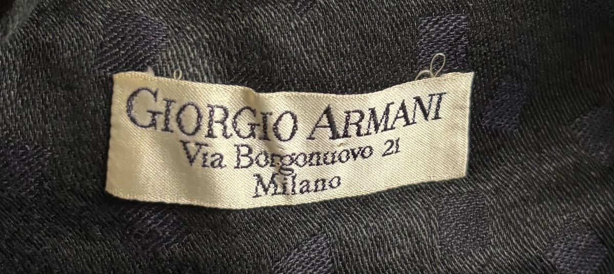 Giorgio Armani 1970s Navy Cotton Jacket