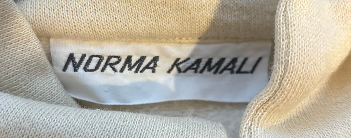 Norma Kamali Early 1980s Oatmeal Cotton Tunic