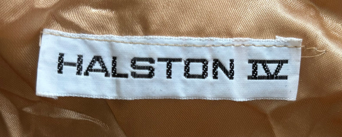Halston IV c. 1980 Bronze Tunic