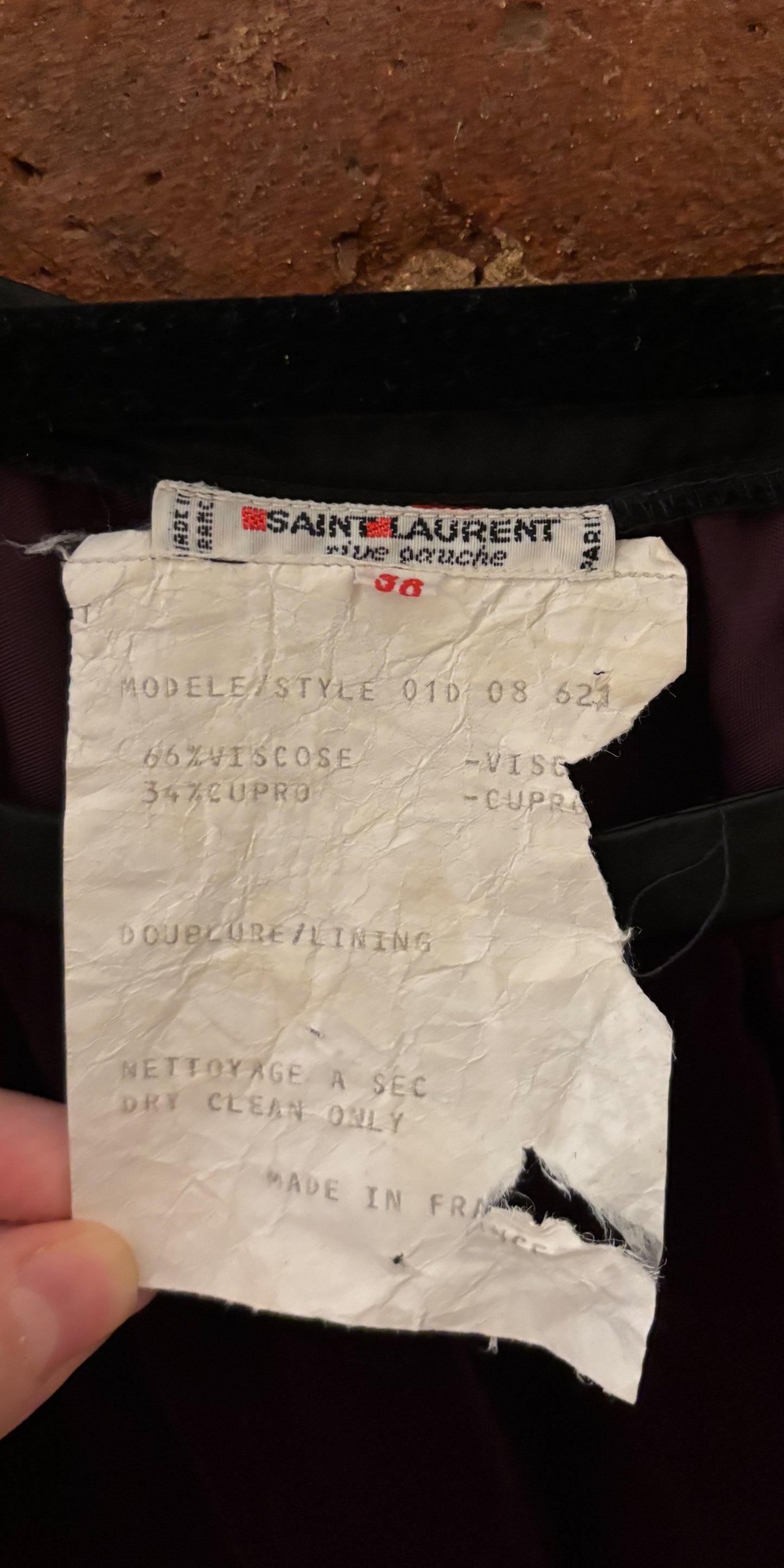 Yves Saint Laurent 1980s Violet Velvet Ensemble