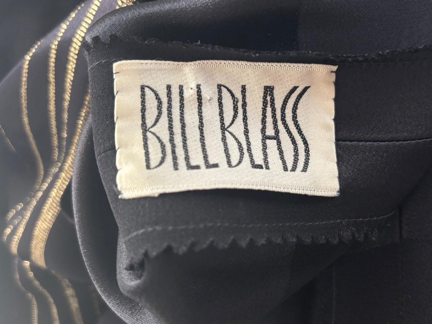 Bill Blass 1970s Black Silk Ensemble