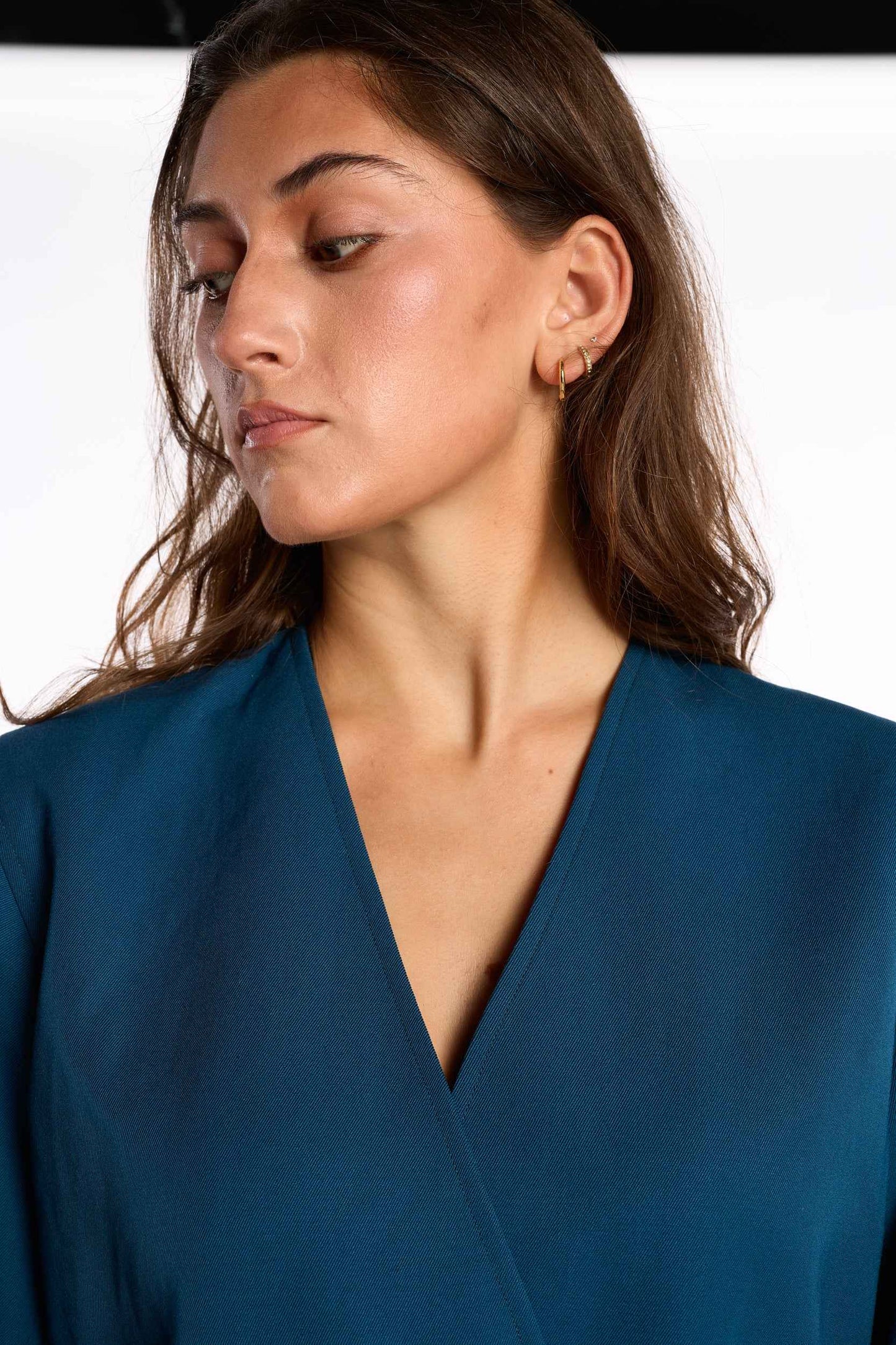 Yves Saint Laurent 1970s/1980s belted gabardine suit
