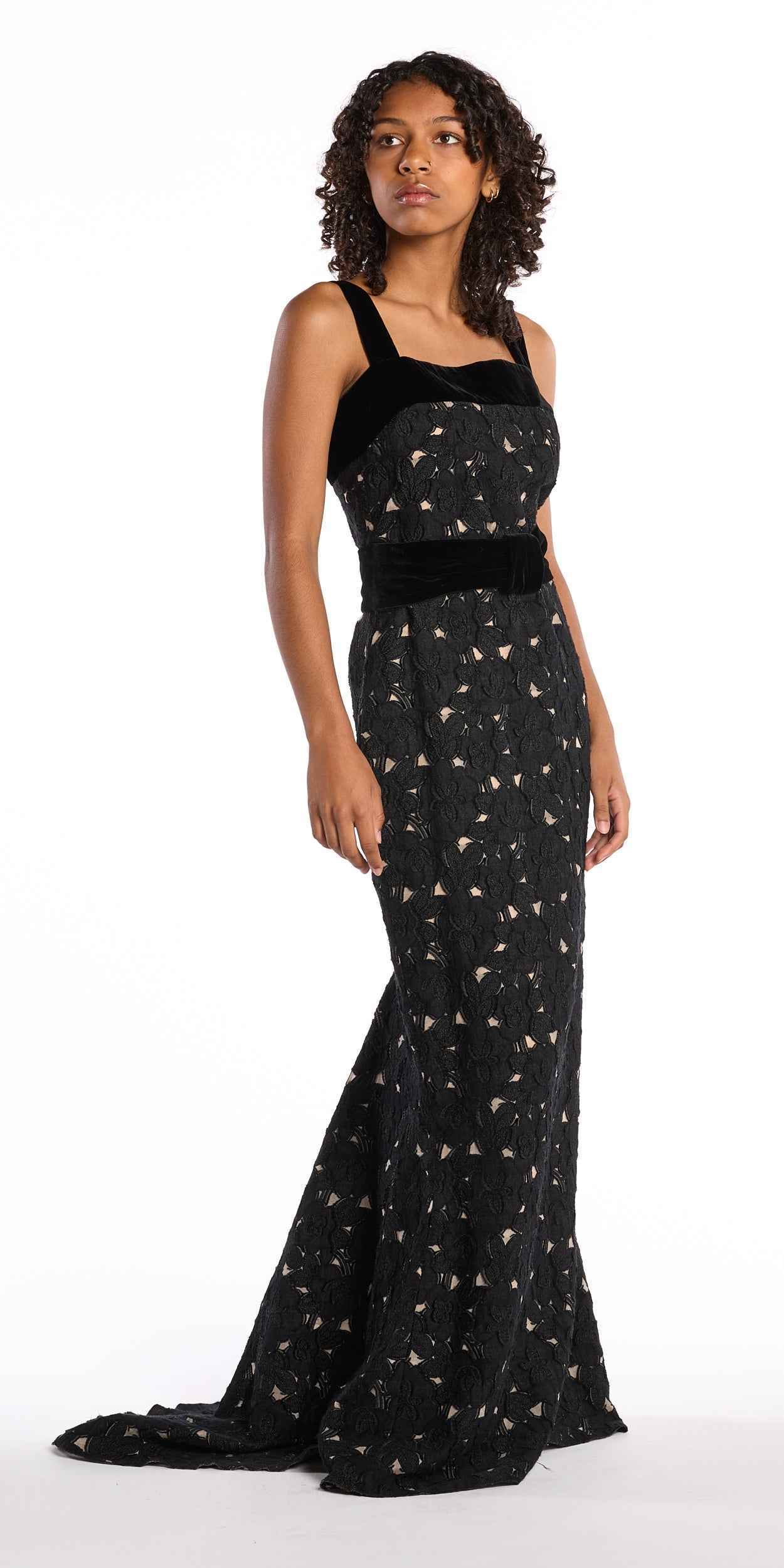 Lanvin Fall/Winter 2015 lace gown