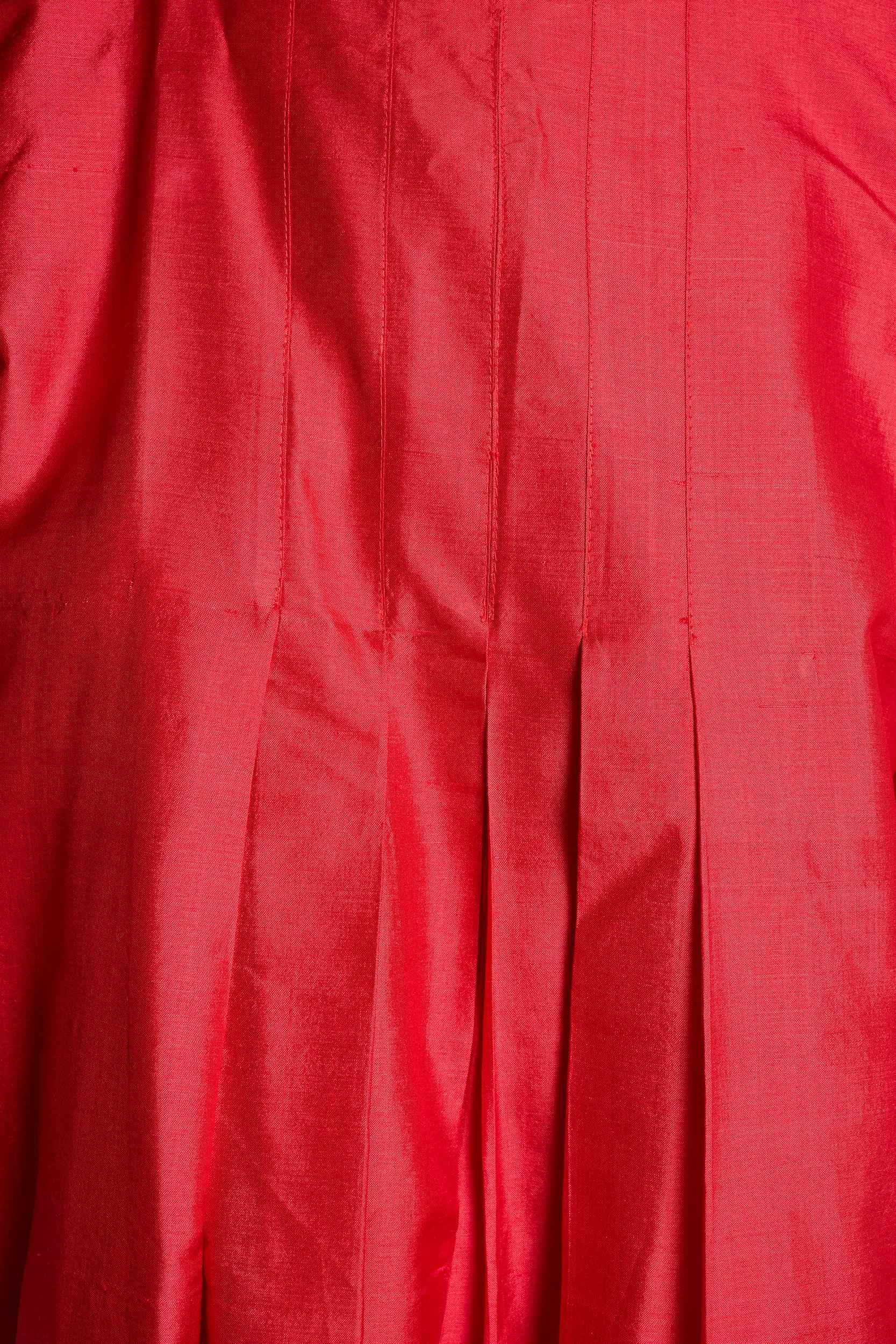 Silk 1980s Cherry Caftan