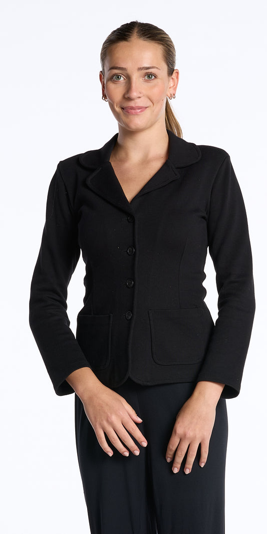 Agnes B 2000s Cotton Blend Blazer