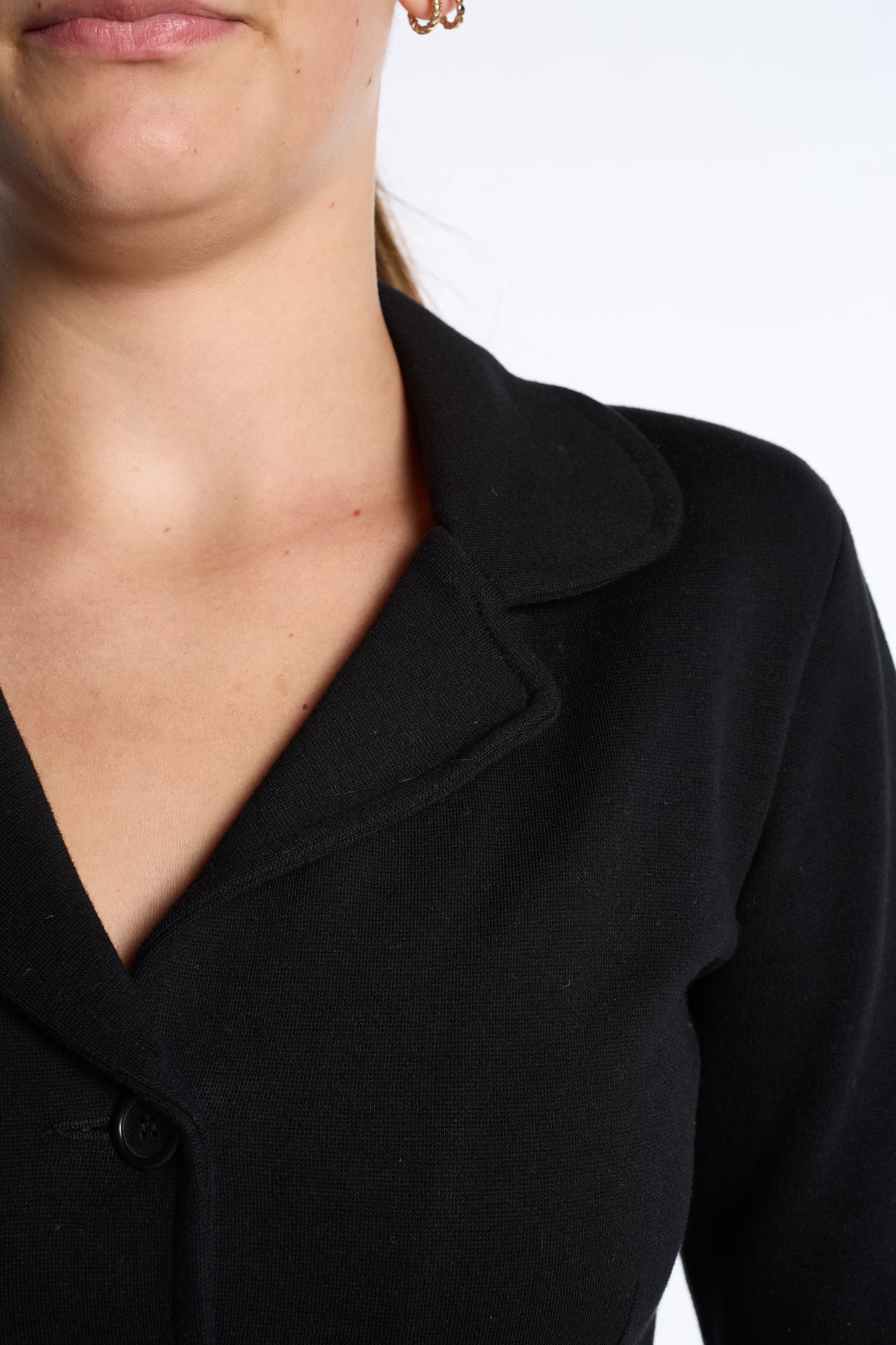 Agnes B 2000s Cotton Blend Blazer