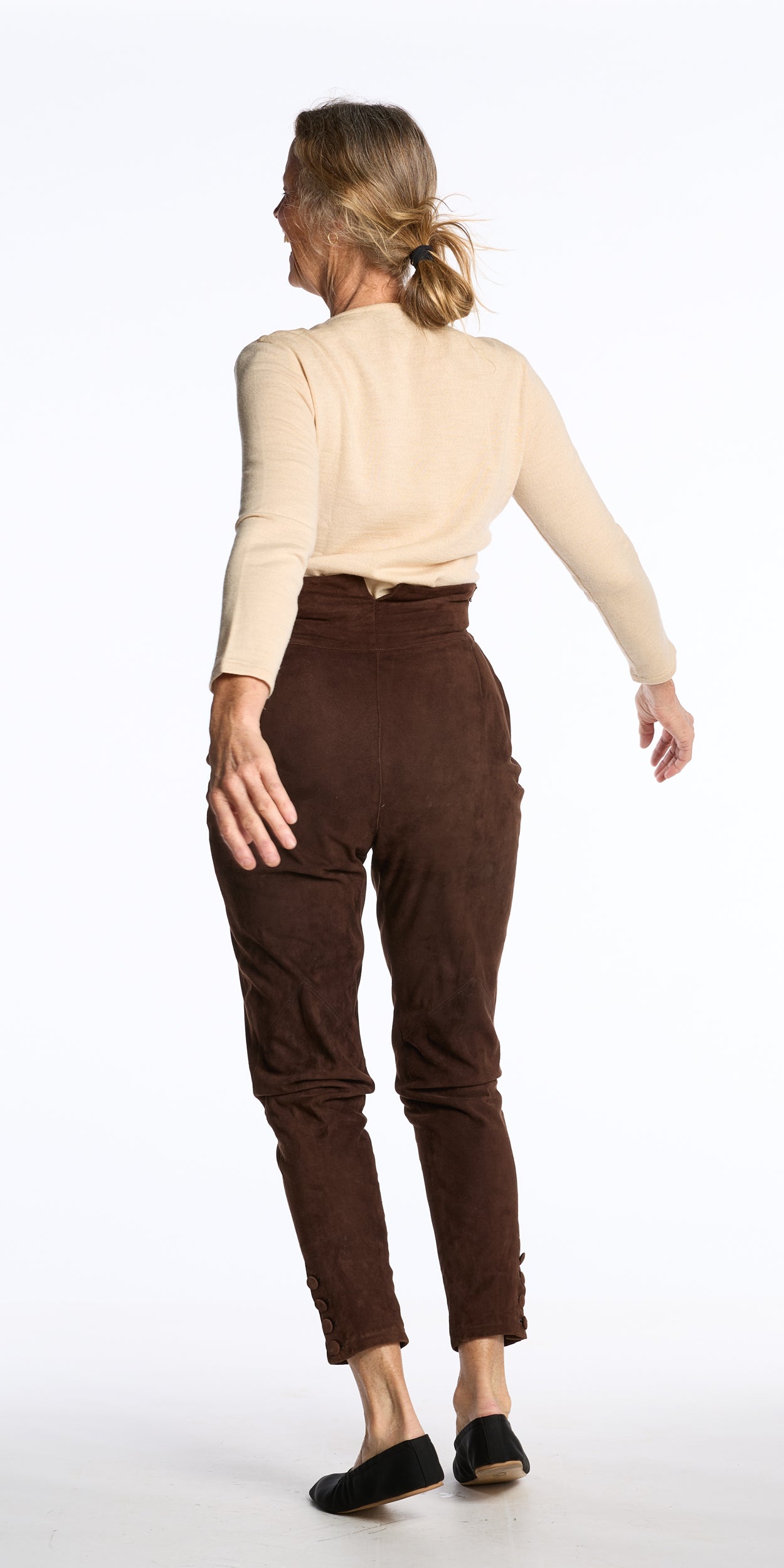Giorgio Armani 1990s Oatmeal Wool Blend Sweater