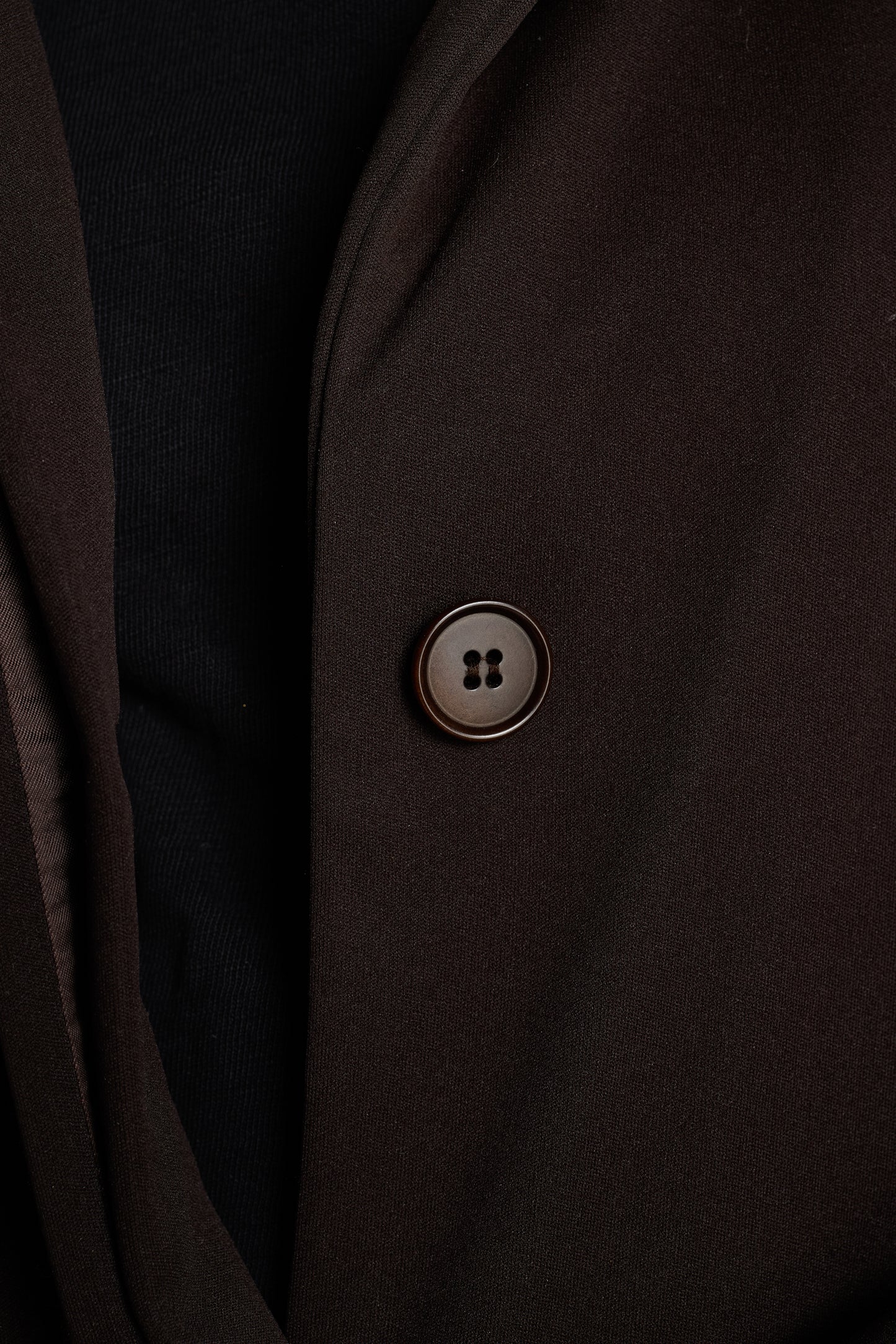 Giorgio Armani 1990s Chocolate Brown Belted Winter Coat