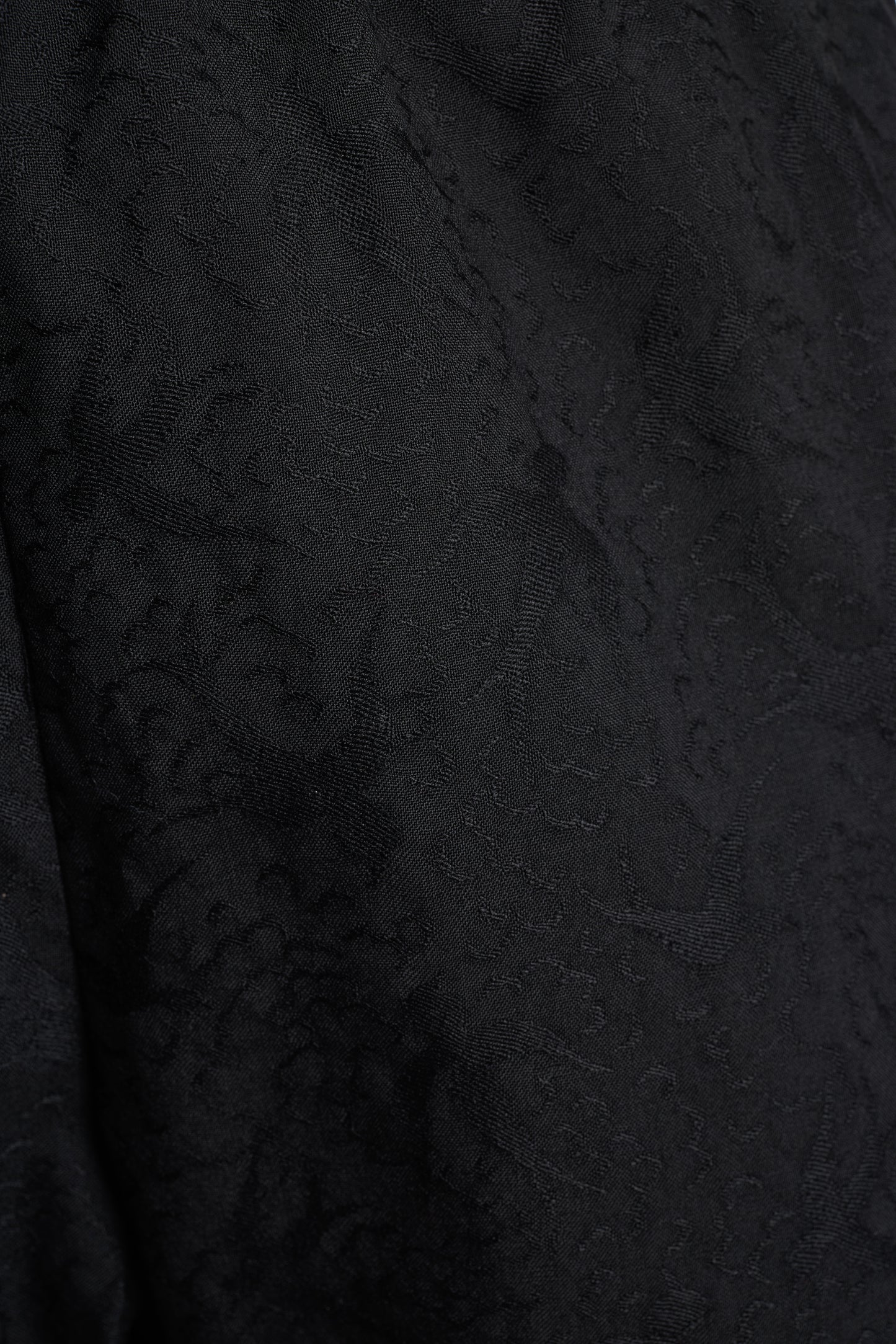 Valentino Boutique 1970s-1980s Black Gabardine Chore Jacket