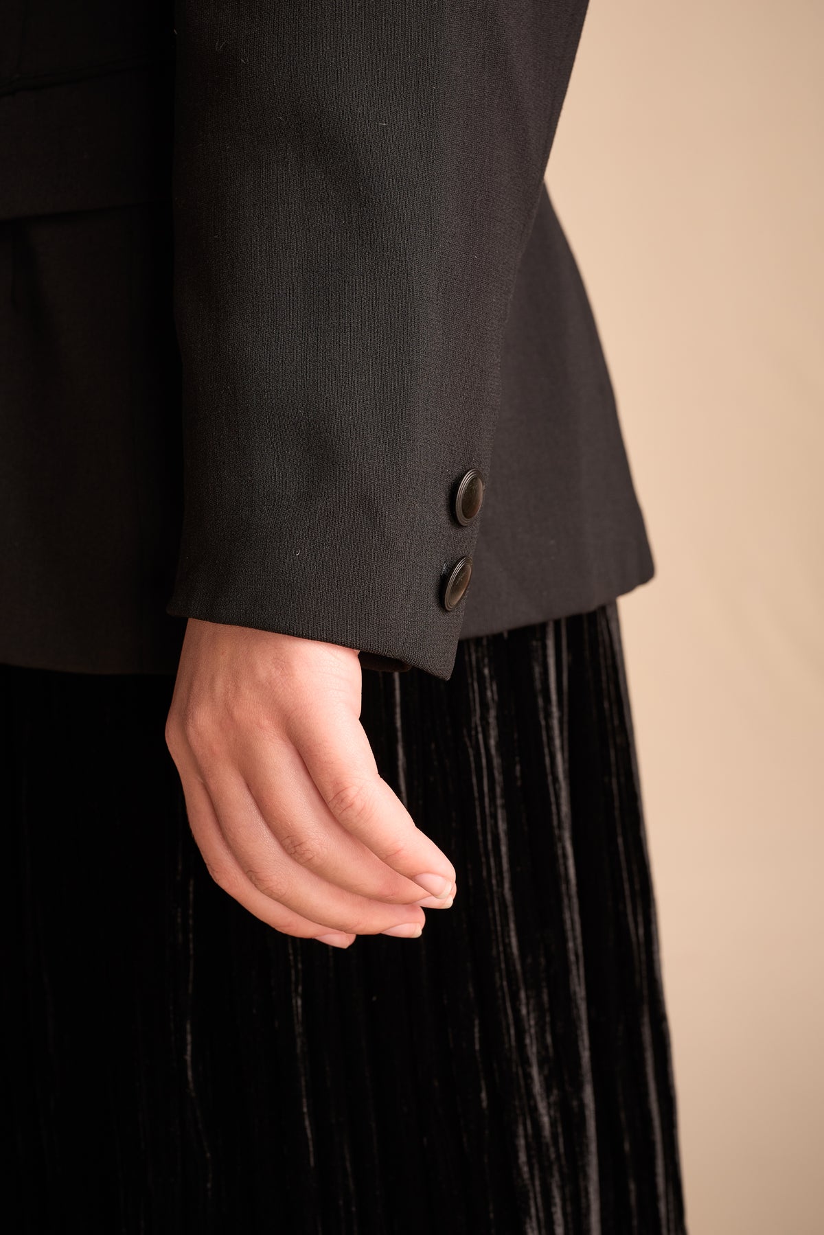 Holly Harp 1980s-1990s Velvet Skirt