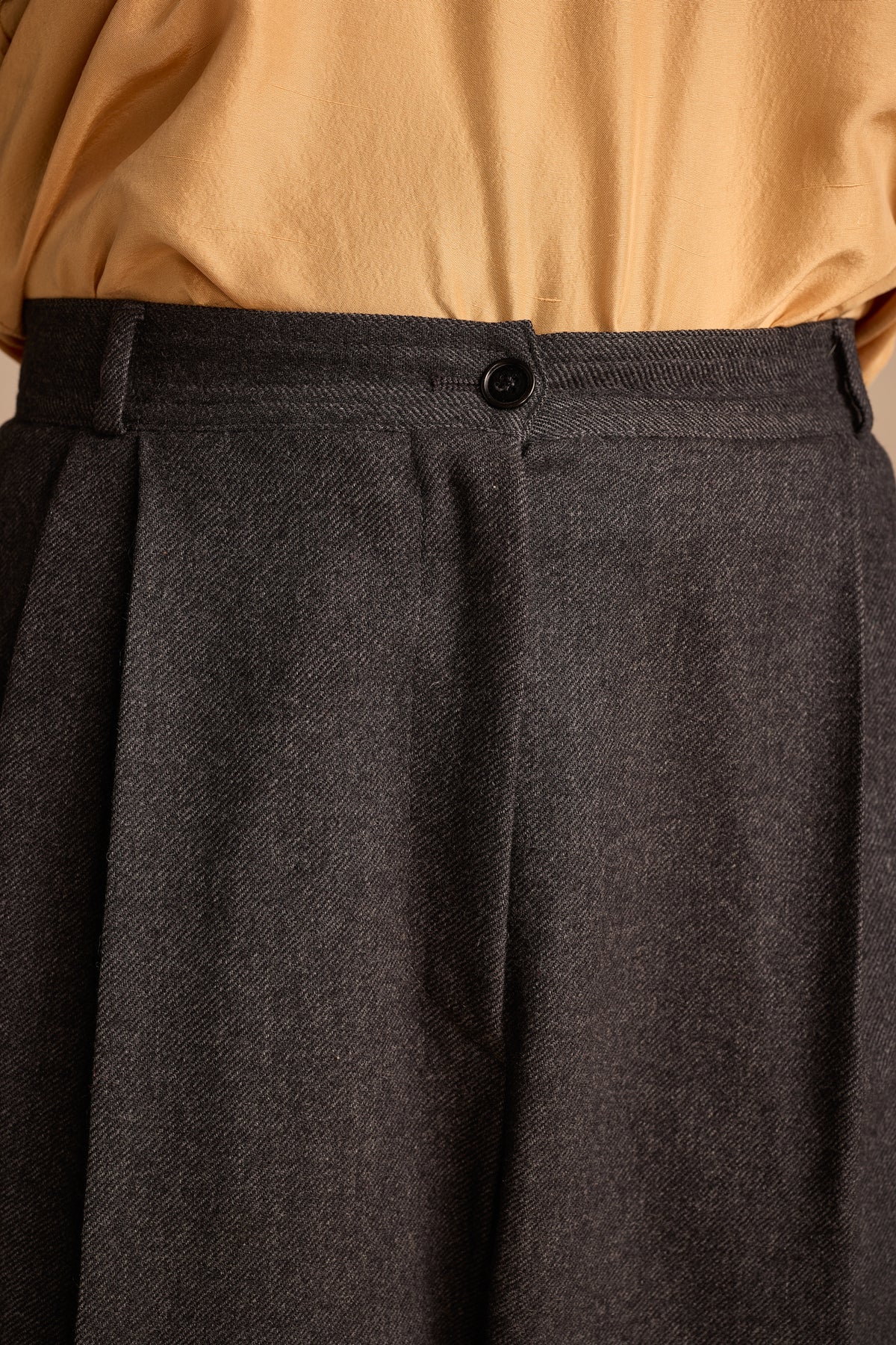 Valentino Studio 1980s Gray Trouser Pants