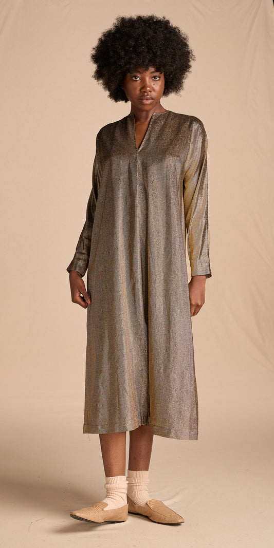 Halston IV c. 1980 Bronze Tunic