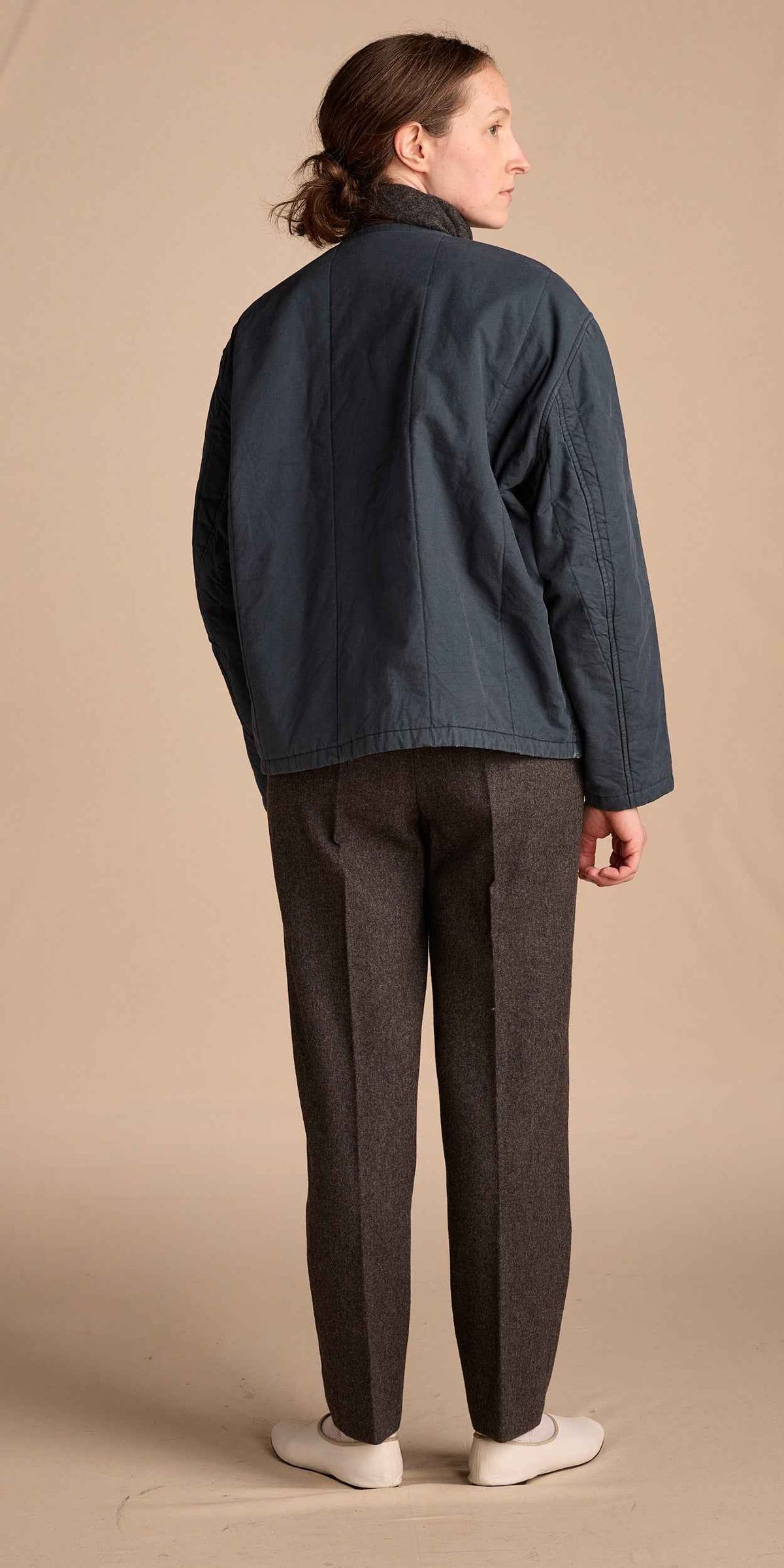Y's by Yohji Yamamoto 1970s Teal Cotton Jacket