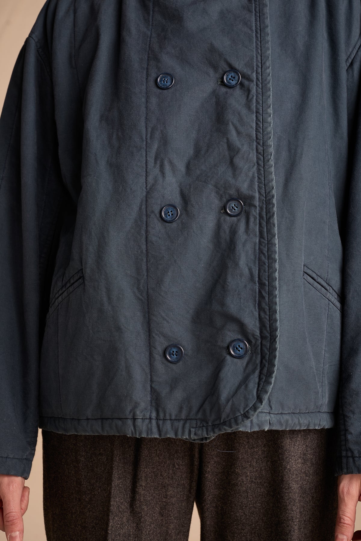 Y's by Yohji Yamamoto 1970s Teal Cotton Jacket