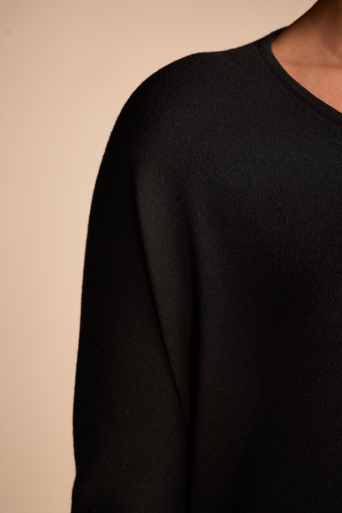 Donna Karan Vintage 1990s-2000s Black Crepe Dress