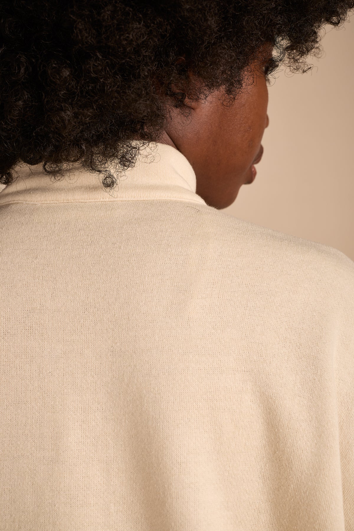 Norma Kamali Early 1980s Oatmeal Cotton Tunic