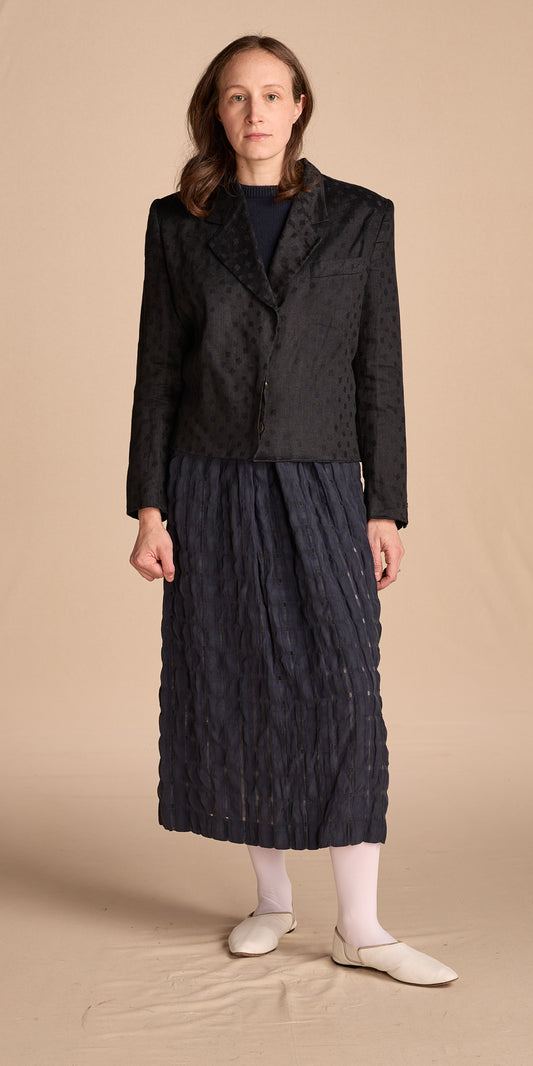 Giorgio Armani Spring/Summer 1984 Navy Cotton Jacket