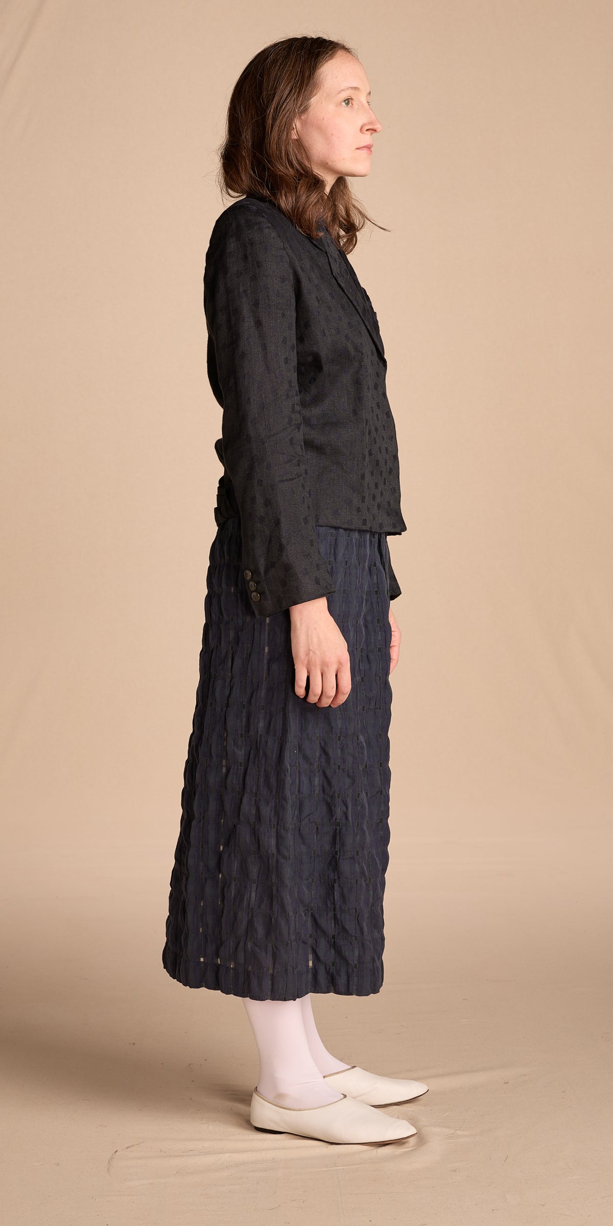 Giorgio Armani 1970s Navy Cotton Jacket