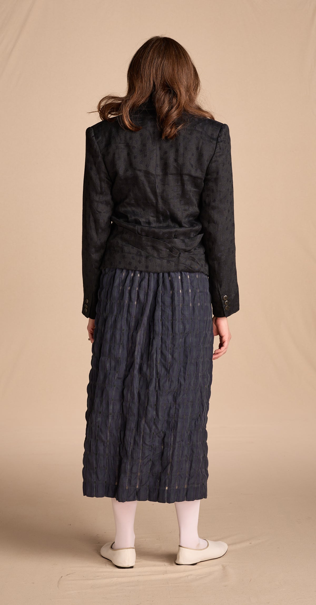Giorgio Armani 1970s Navy Cotton Jacket