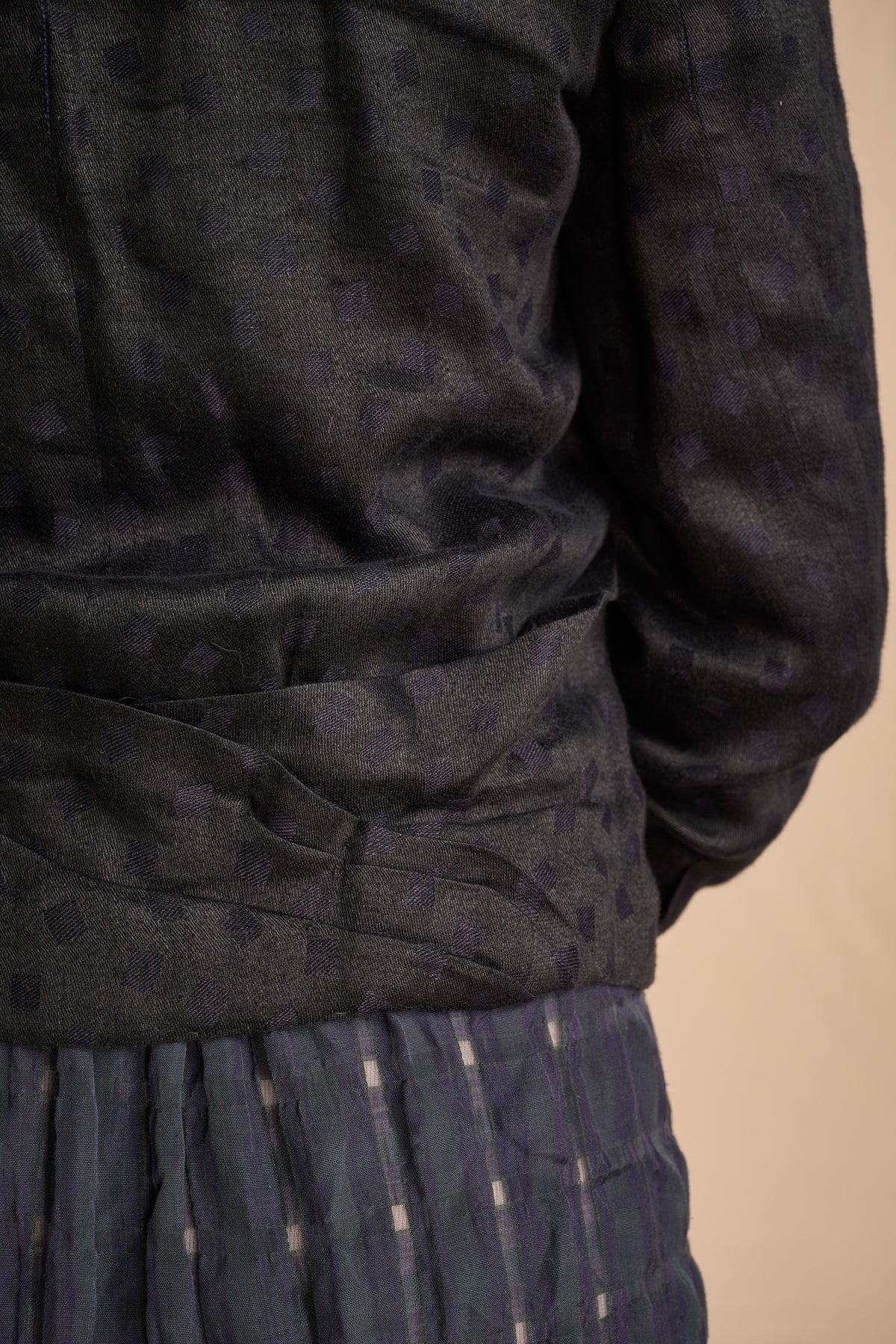 Giorgio Armani 1970s Navy Cotton Jacket