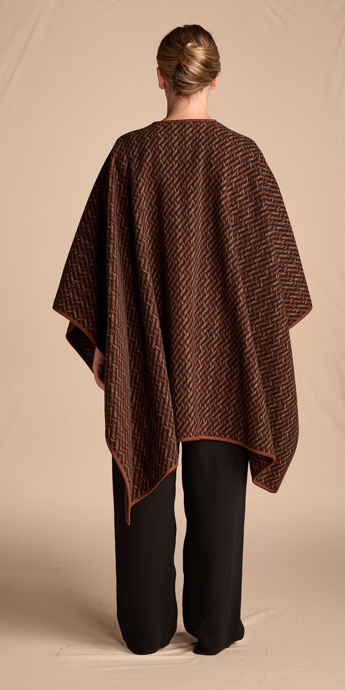 Giorgio Armani Fall/Winter 1981 Geometric Woven Cape