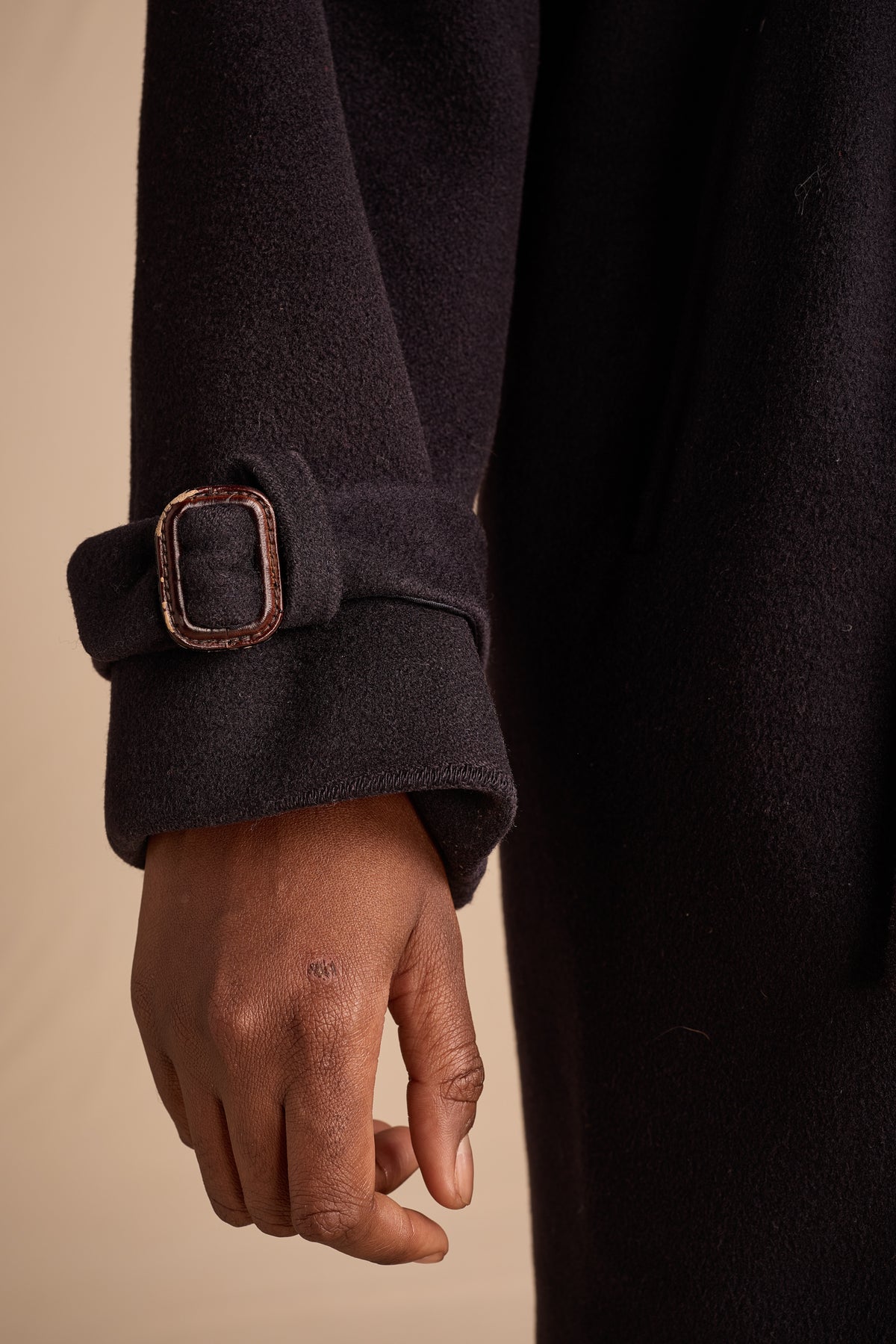 Calvin Klein 1990s-2000s Periwinkle Wool Coat
